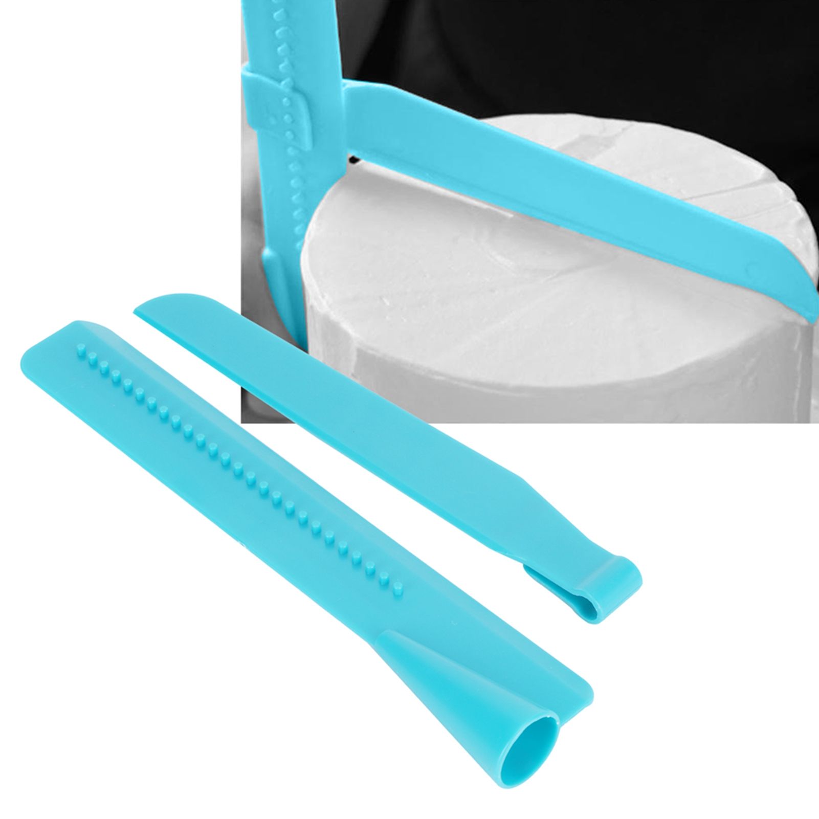 Cake Smoother Ruler Height Adjustable Cream Butter Scraper Cake Decorating view 9
