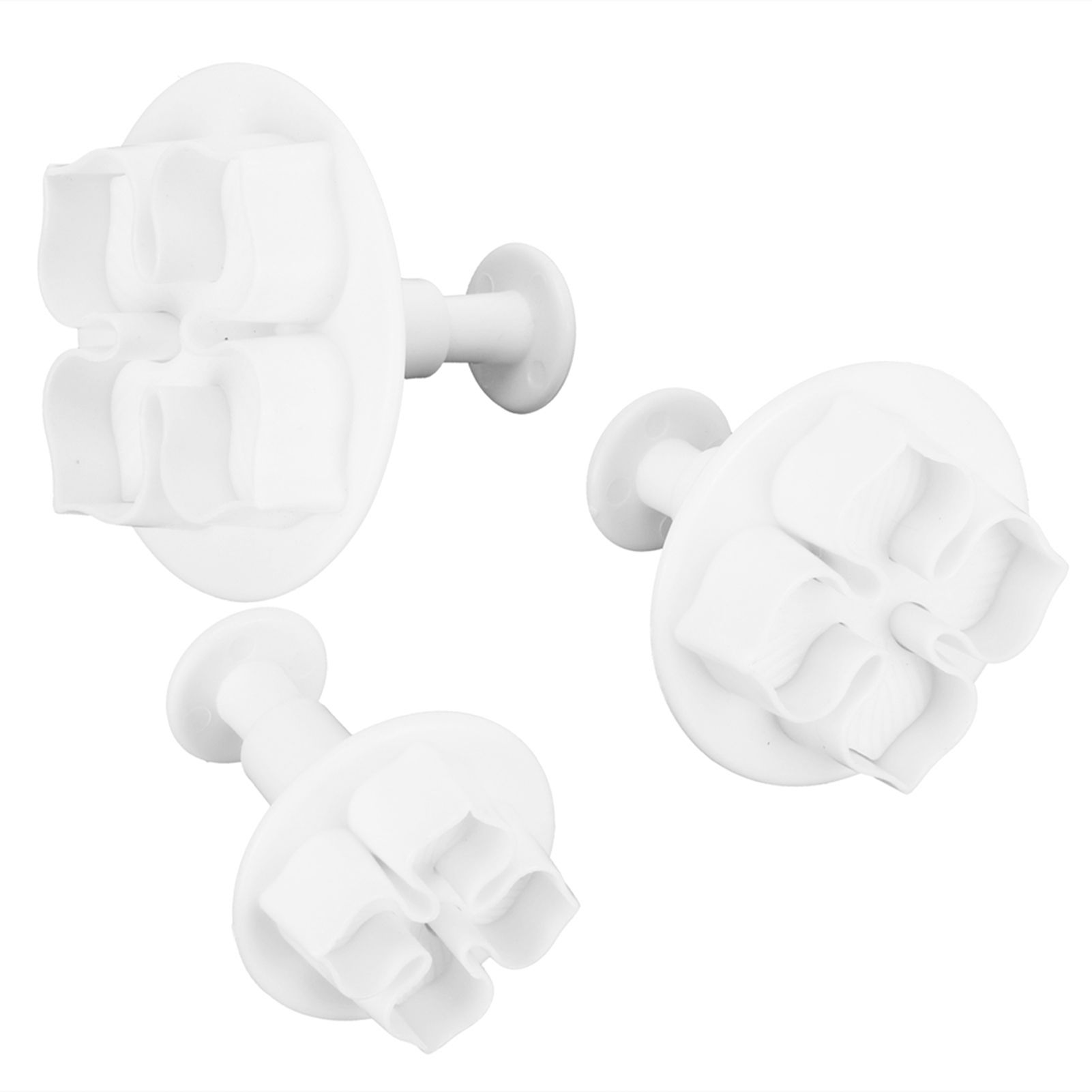 3Pcs Cake Decorating Mold Hydrangea Pattern Biscuits Cutter Spring Mold Baking view 4