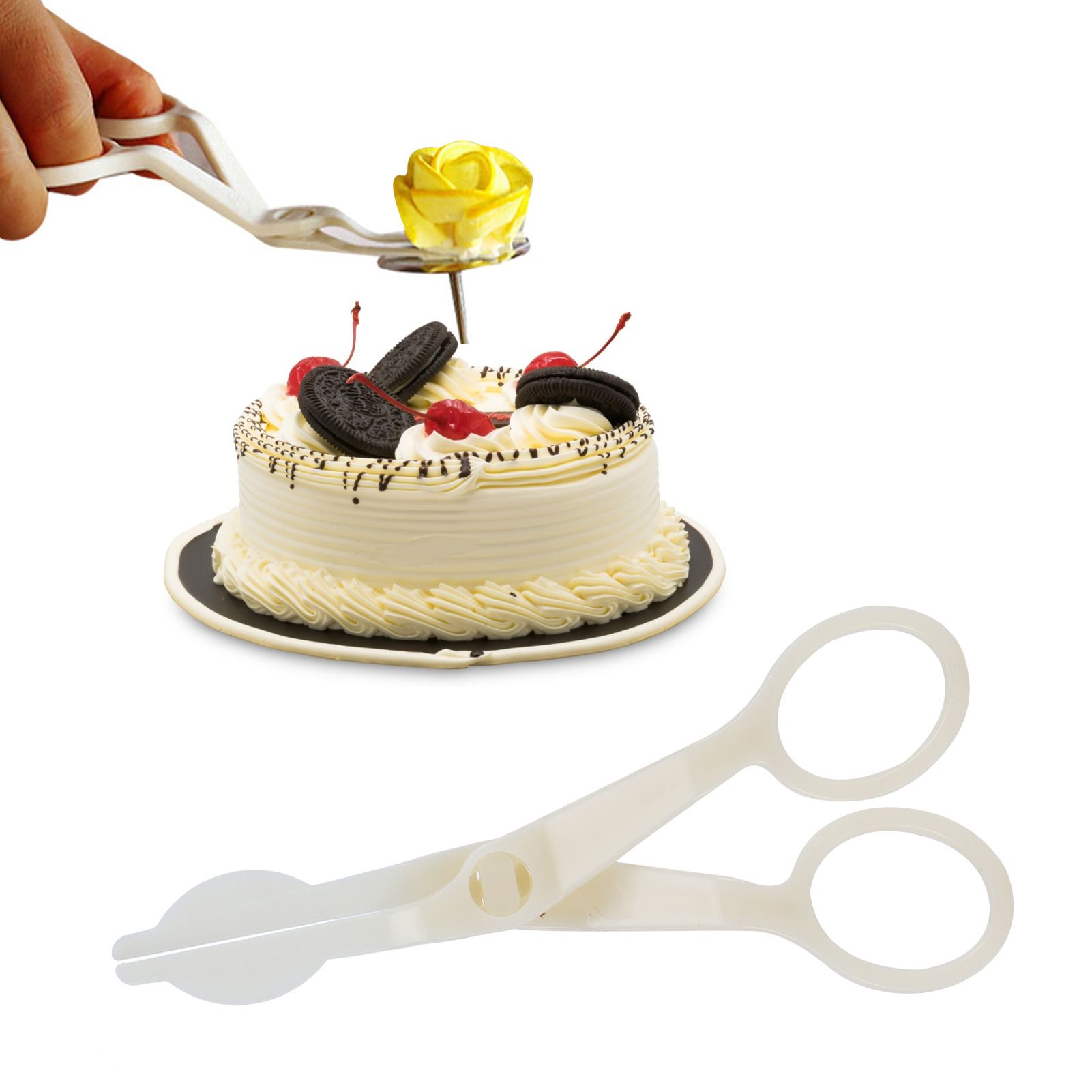 Piping Flower Scissors Nail Icing Cake Decorating DIY Cupcake Pastry Baking Tool view 11