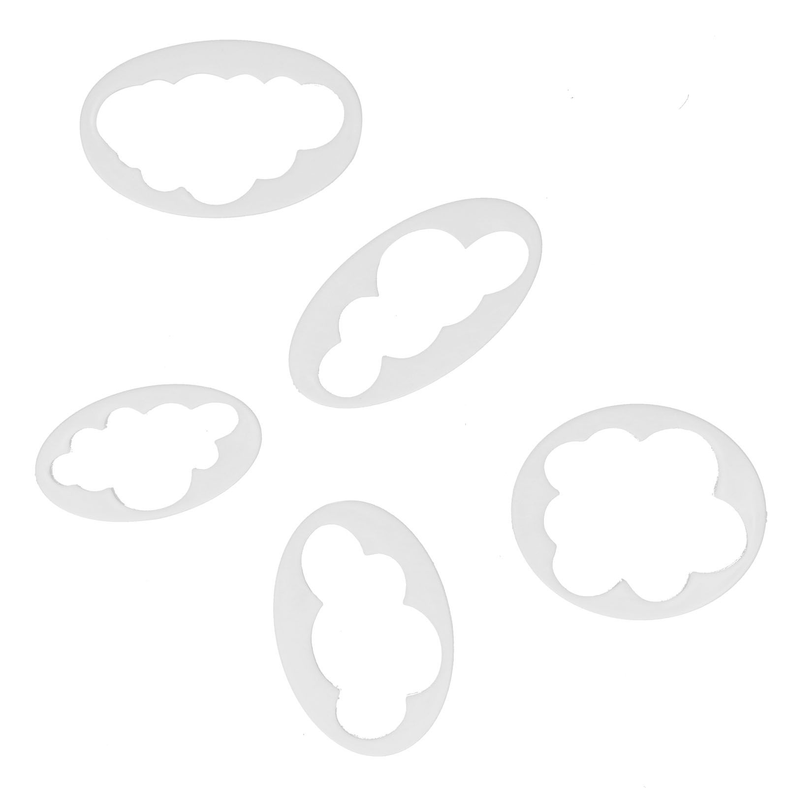 5PCS Cake Mould Cookies Cutter Mold Fondant Baking Maker Mould DIY Decorating view 4