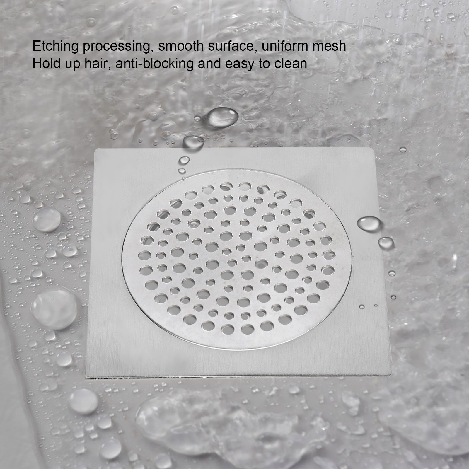 68mm Round Floor Drain Cover Sewer Anti Blocking Hair Strainer Filter Drain view 13