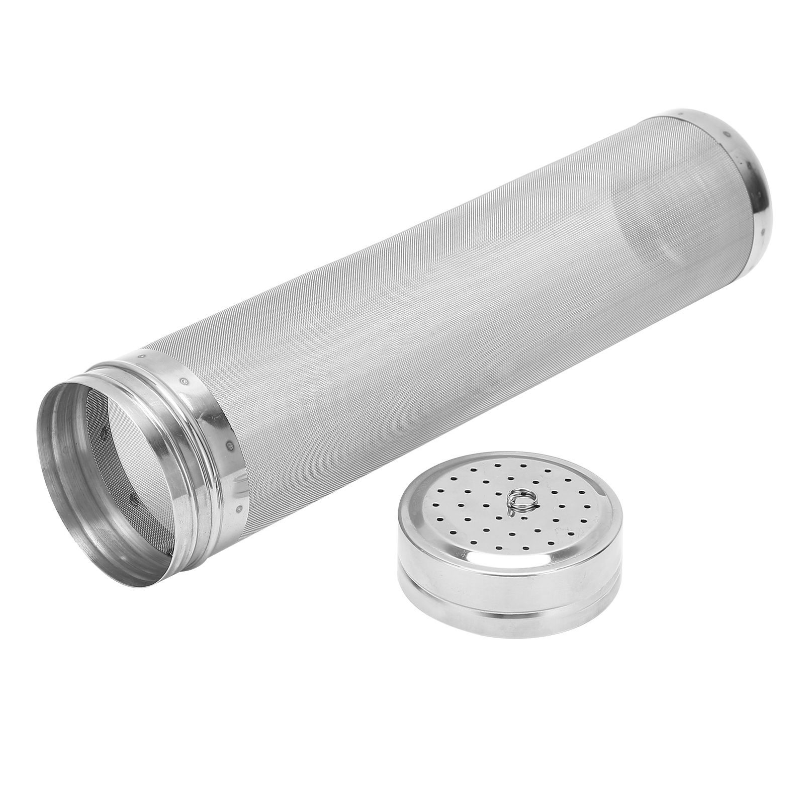 50 Mesh Stainless Steel Homebrew Beer Filter Brewing Filter Barrel Useful Tool view 3