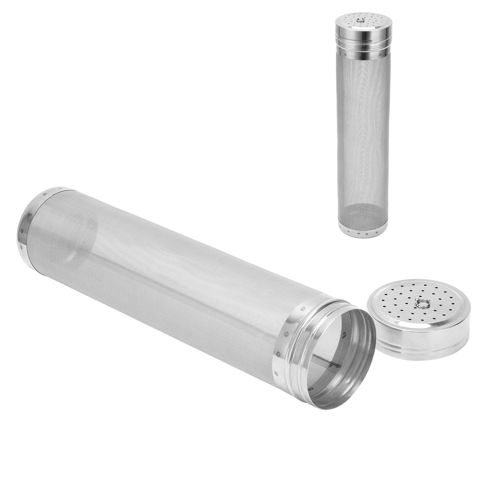 50 Mesh Stainless Steel Homebrew Beer Filter Brewing Filter Barrel Useful Tool view 10