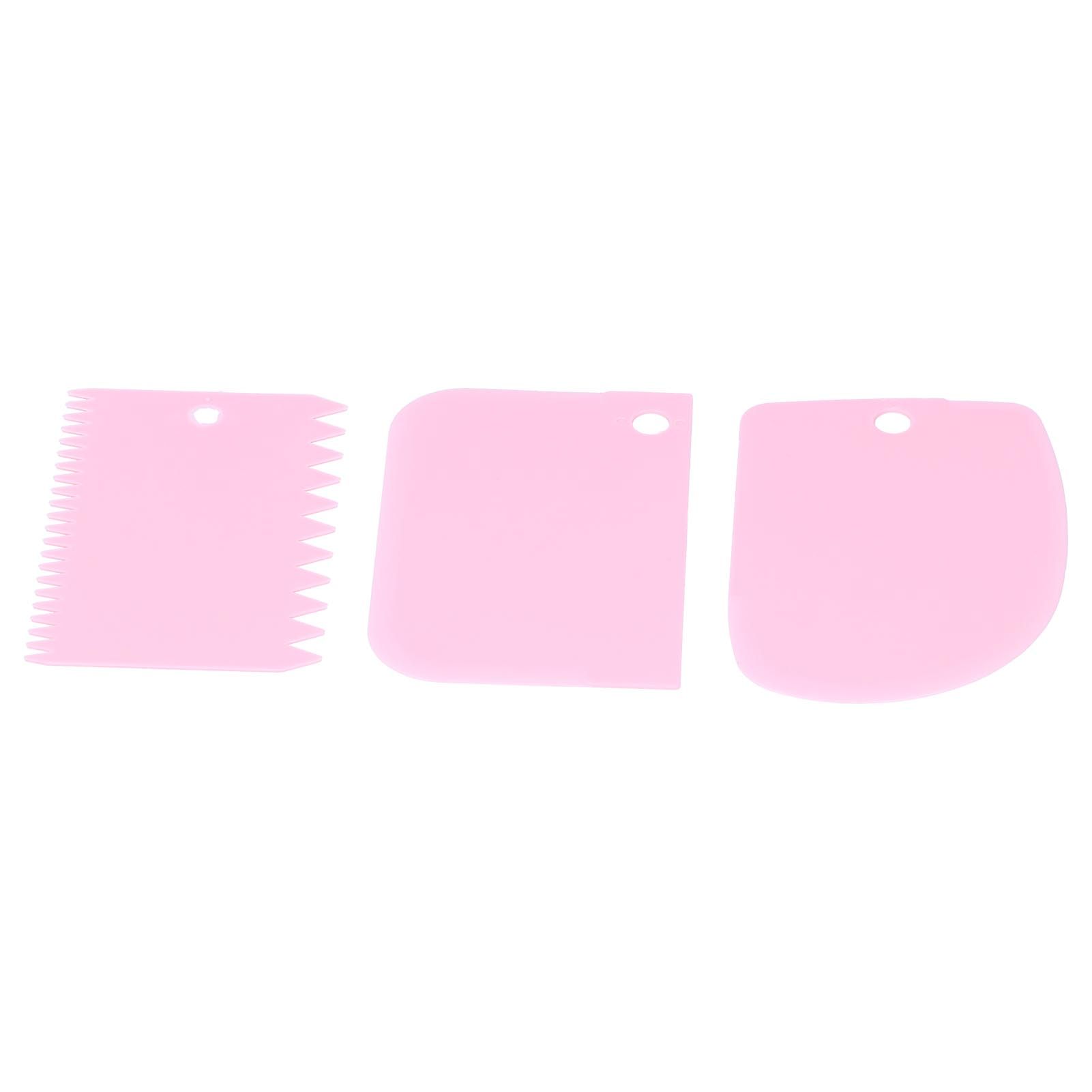 3PCS/Set Cake Cream Scraper Dough Pasty Cutters Scraper Kitchen Tool DIY view 6