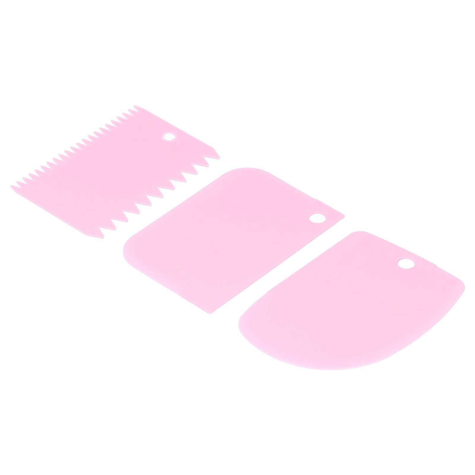 3PCS/Set Cake Cream Scraper Dough Pasty Cutters Scraper Kitchen Tool DIY view 10