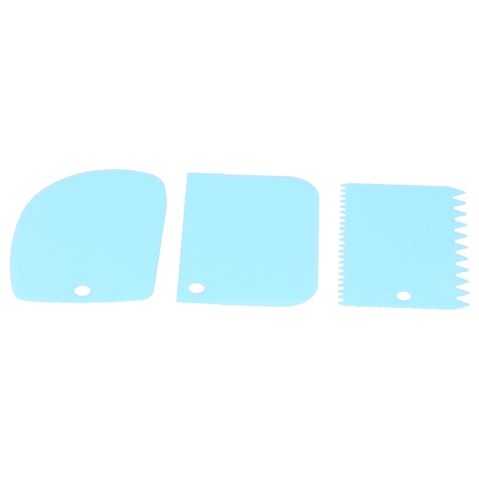 3PCS/Set Cake Cream Scraper Dough Pasty Cutters Scraper Kitchen Tool DIY view 2