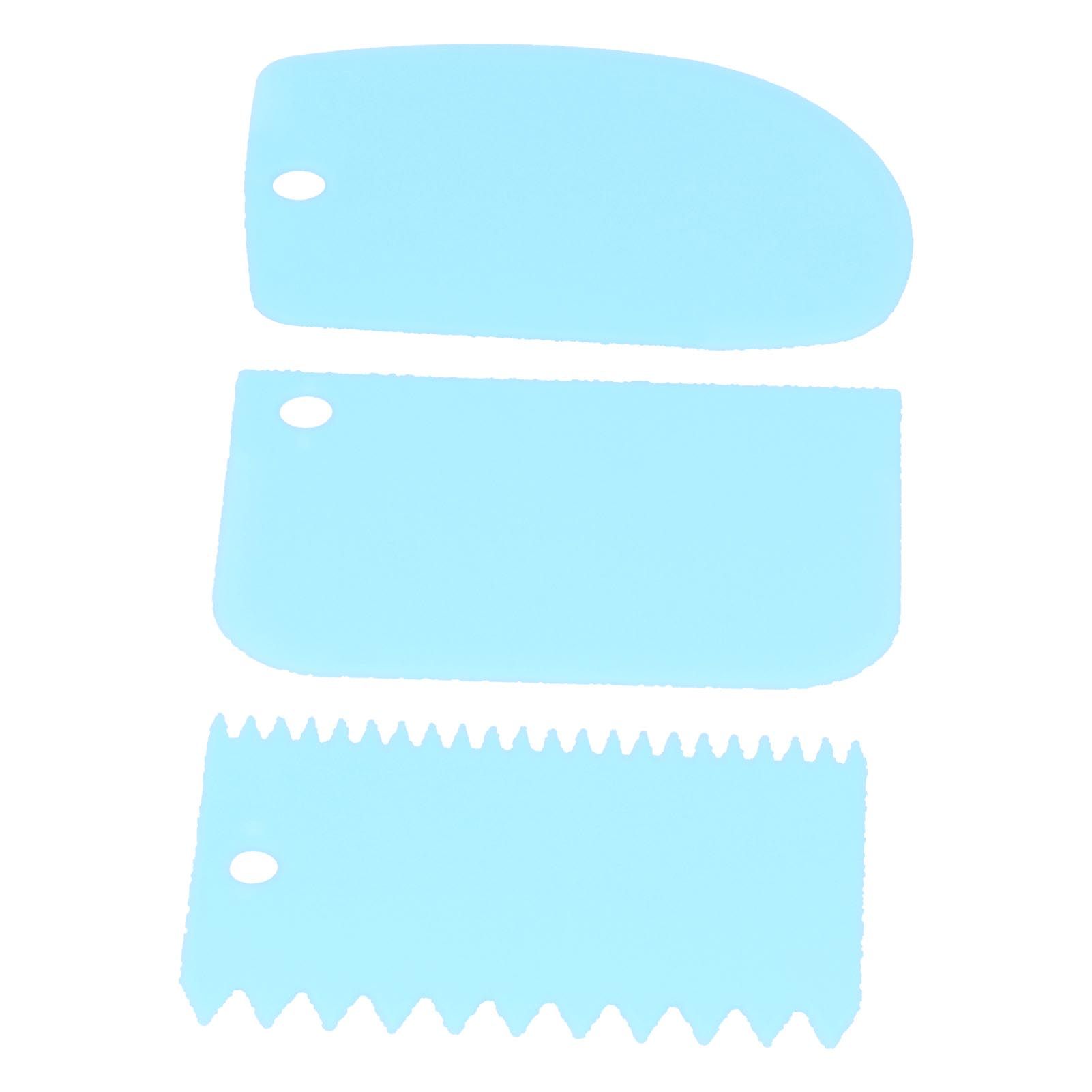 3PCS/Set Cake Cream Scraper Dough Pasty Cutters Scraper Kitchen Tool DIY view 4