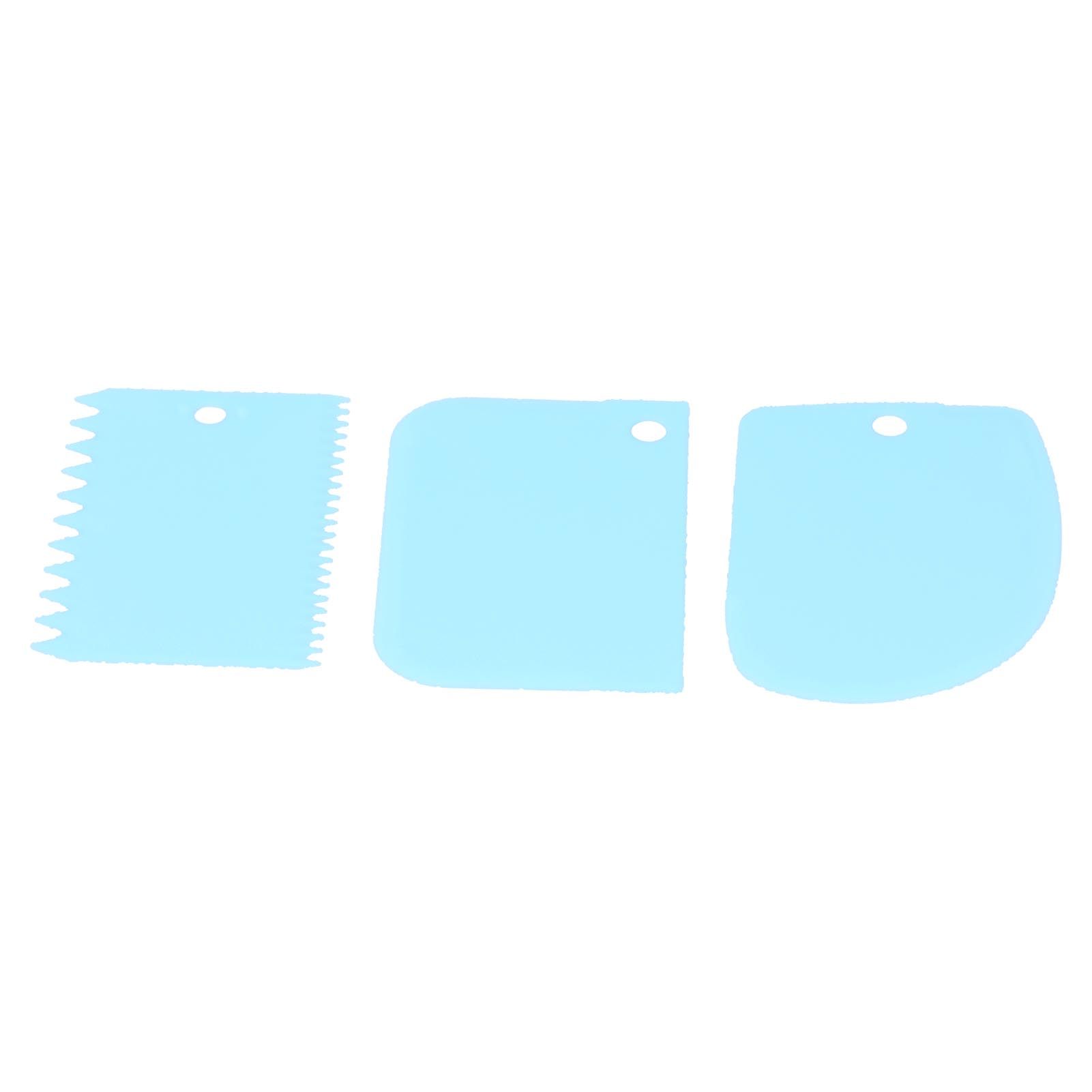 3PCS/Set Cake Cream Scraper Dough Pasty Cutters Scraper Kitchen Tool DIY view 6