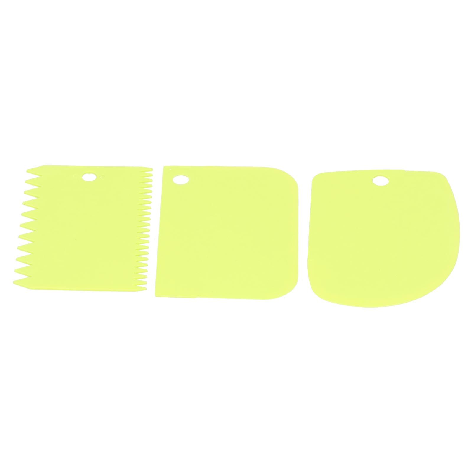 3PCS/Set Cake Cream Scraper Dough Pasty Cutters Scraper Kitchen Tool DIY view 6