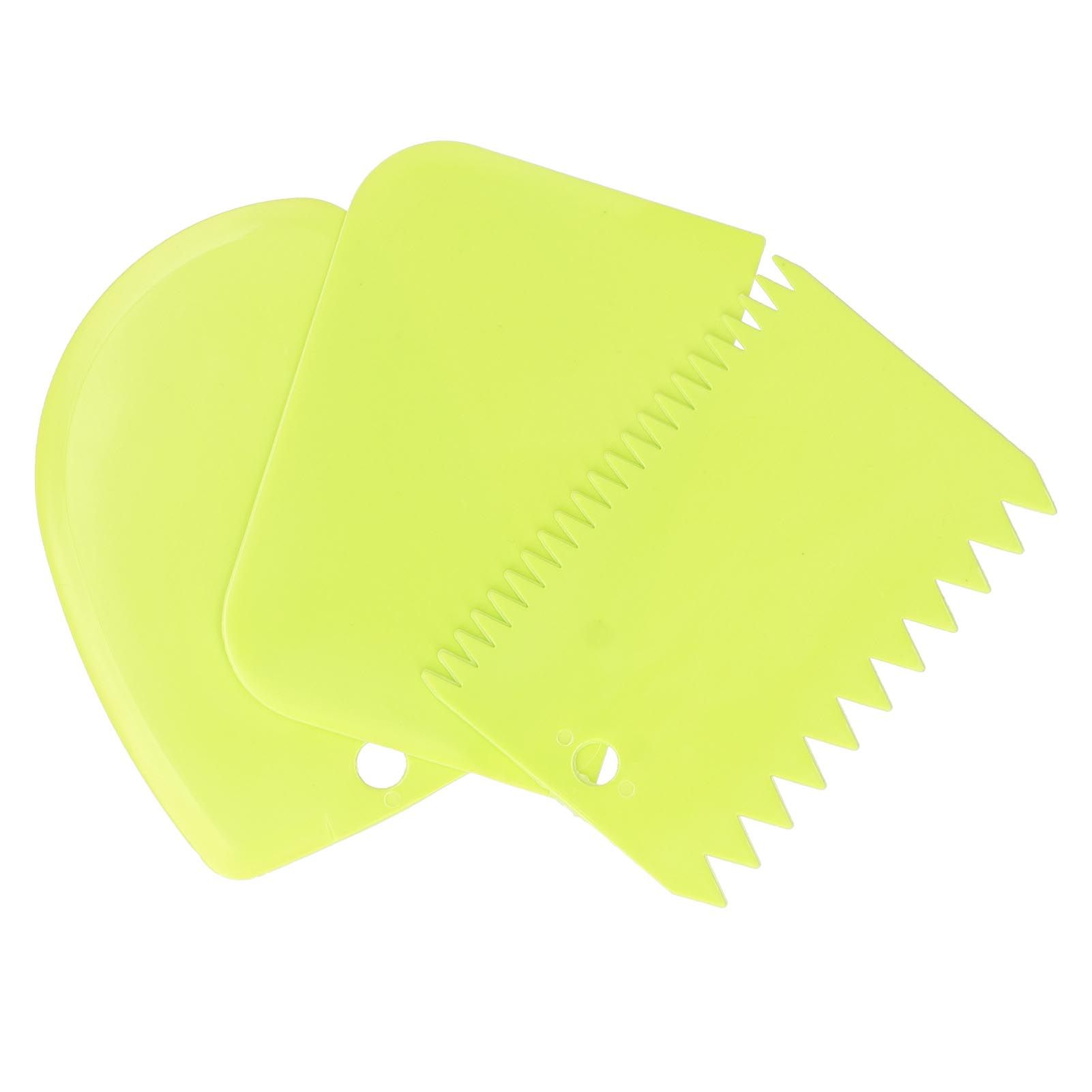 3PCS/Set Cake Cream Scraper Dough Pasty Cutters Scraper Kitchen Tool DIY view 7