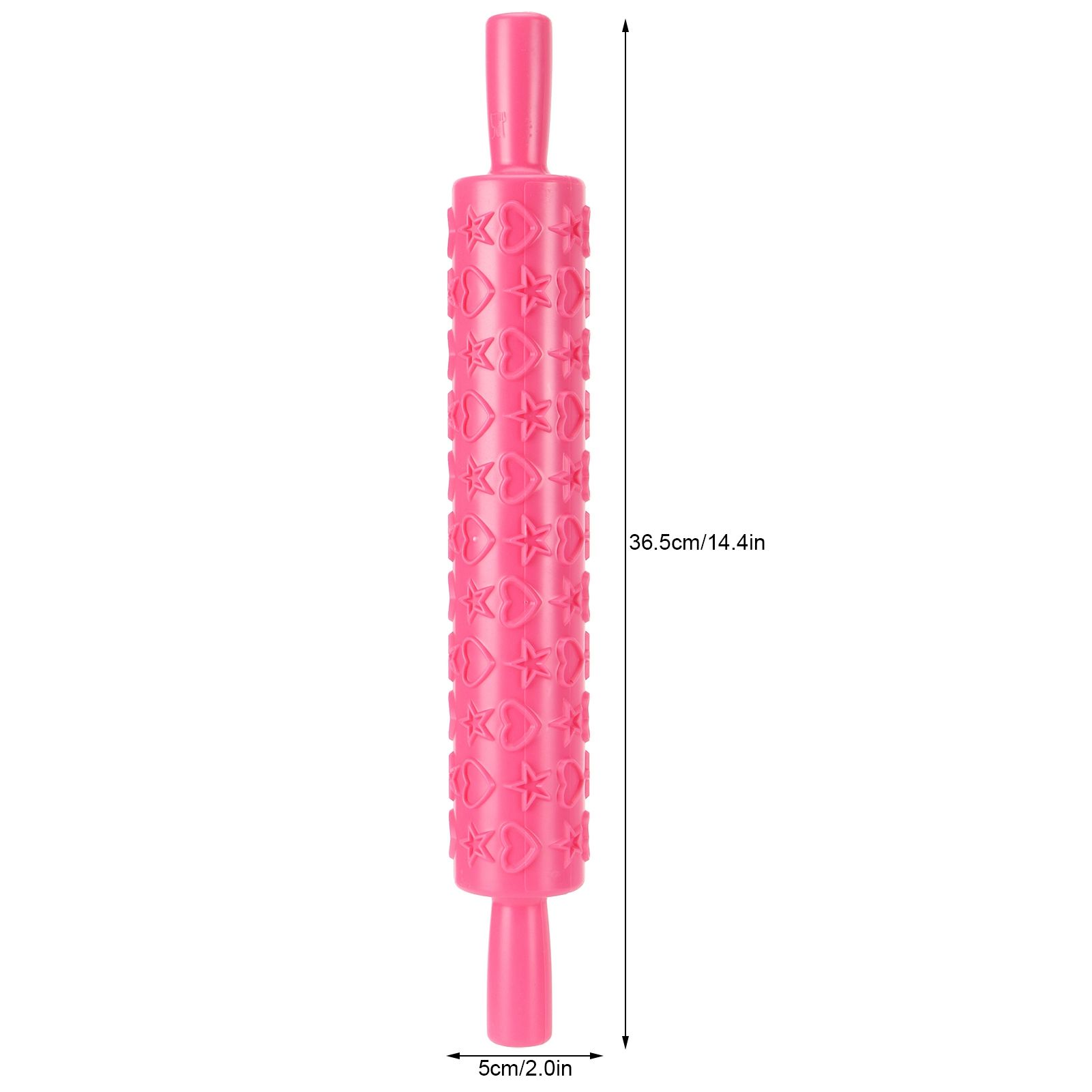 Fondant Cake Embossing Rolling Pin Baking Dough Roller Cookies Biscuits view 13