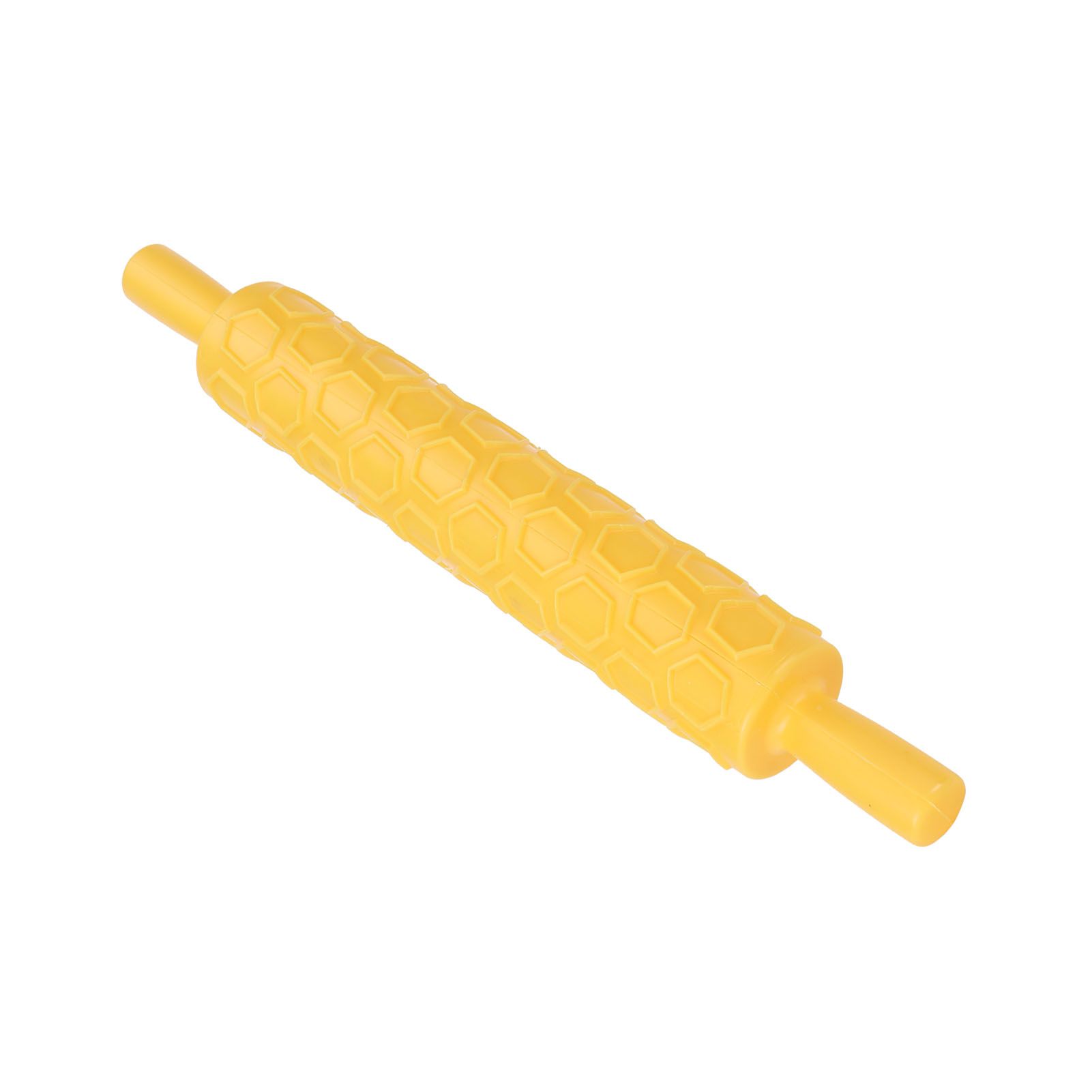 Fondant Rolling Pin Plastic Embossed Roller for Cookies Biscuits Pastry Cake