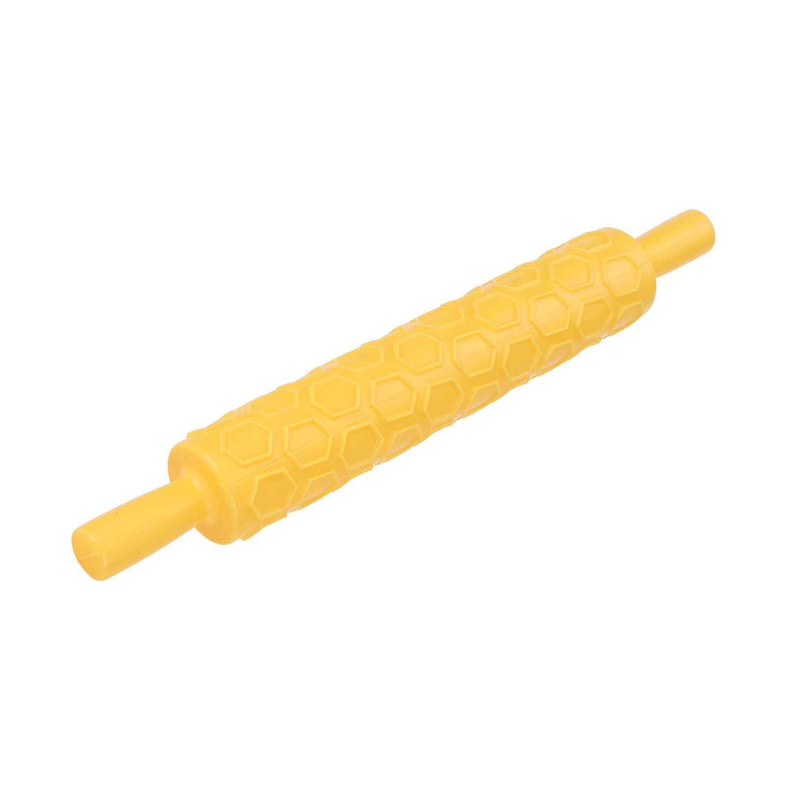 Fondant Rolling Pin Plastic Embossed Roller for Cookies Biscuits Pastry Cake view 2