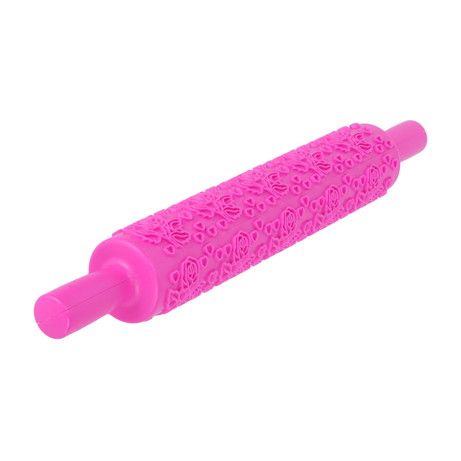 Fondant Rolling Pin Plastic Embossed Roller for Cookies Biscuits Pastry Cake view 4
