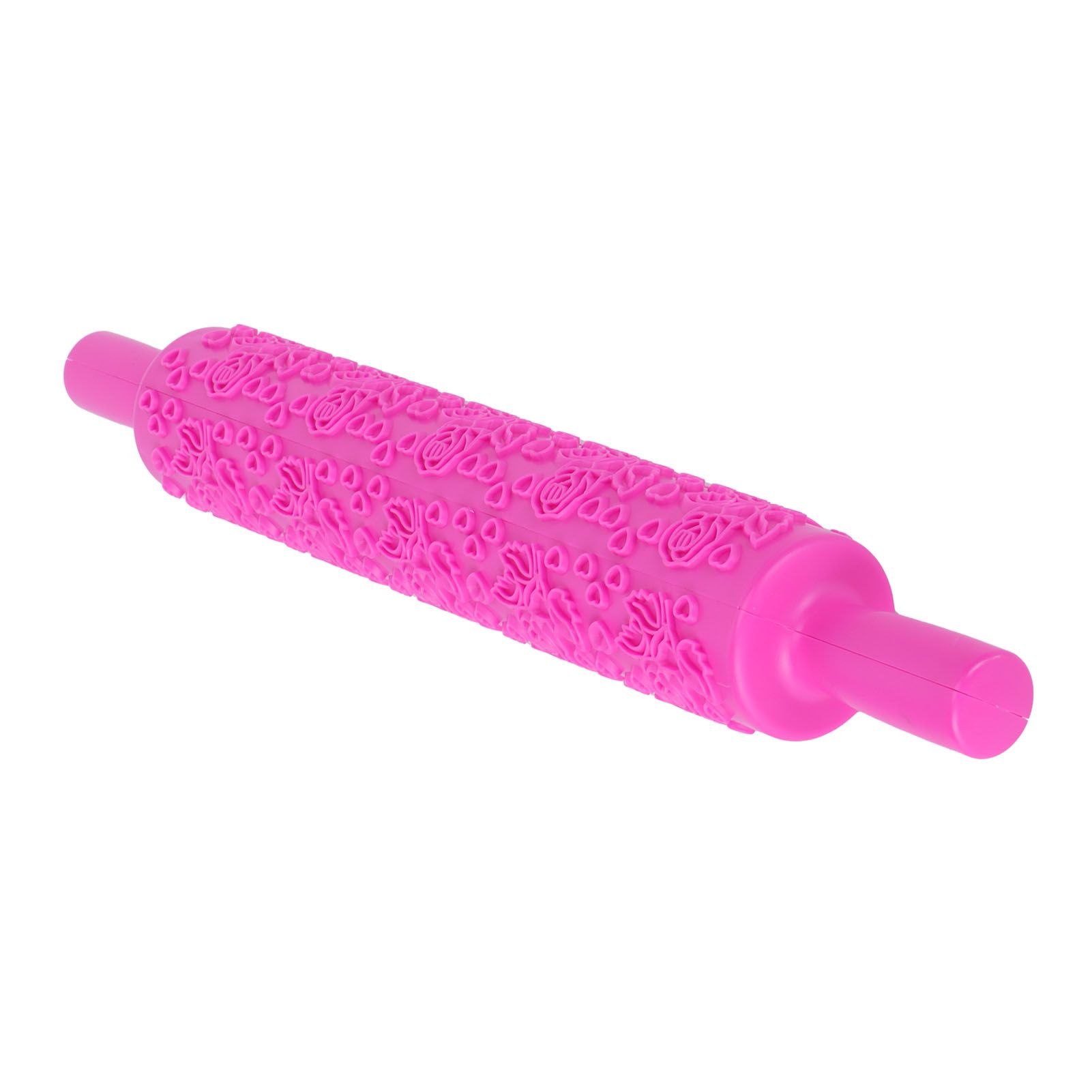 Fondant Rolling Pin Plastic Embossed Roller for Cookies Biscuits Pastry Cake view 5