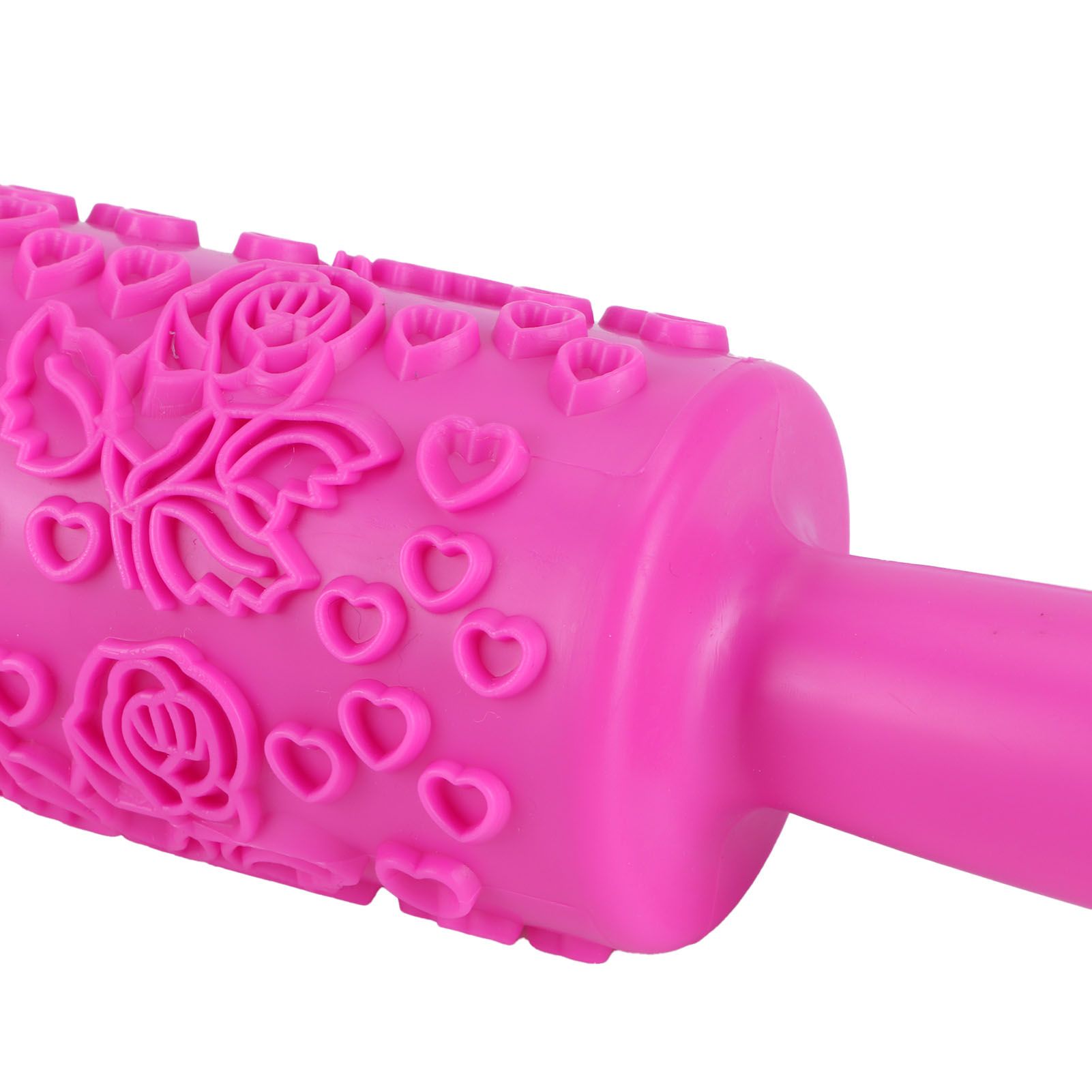 Fondant Rolling Pin Plastic Embossed Roller for Cookies Biscuits Pastry Cake view 15