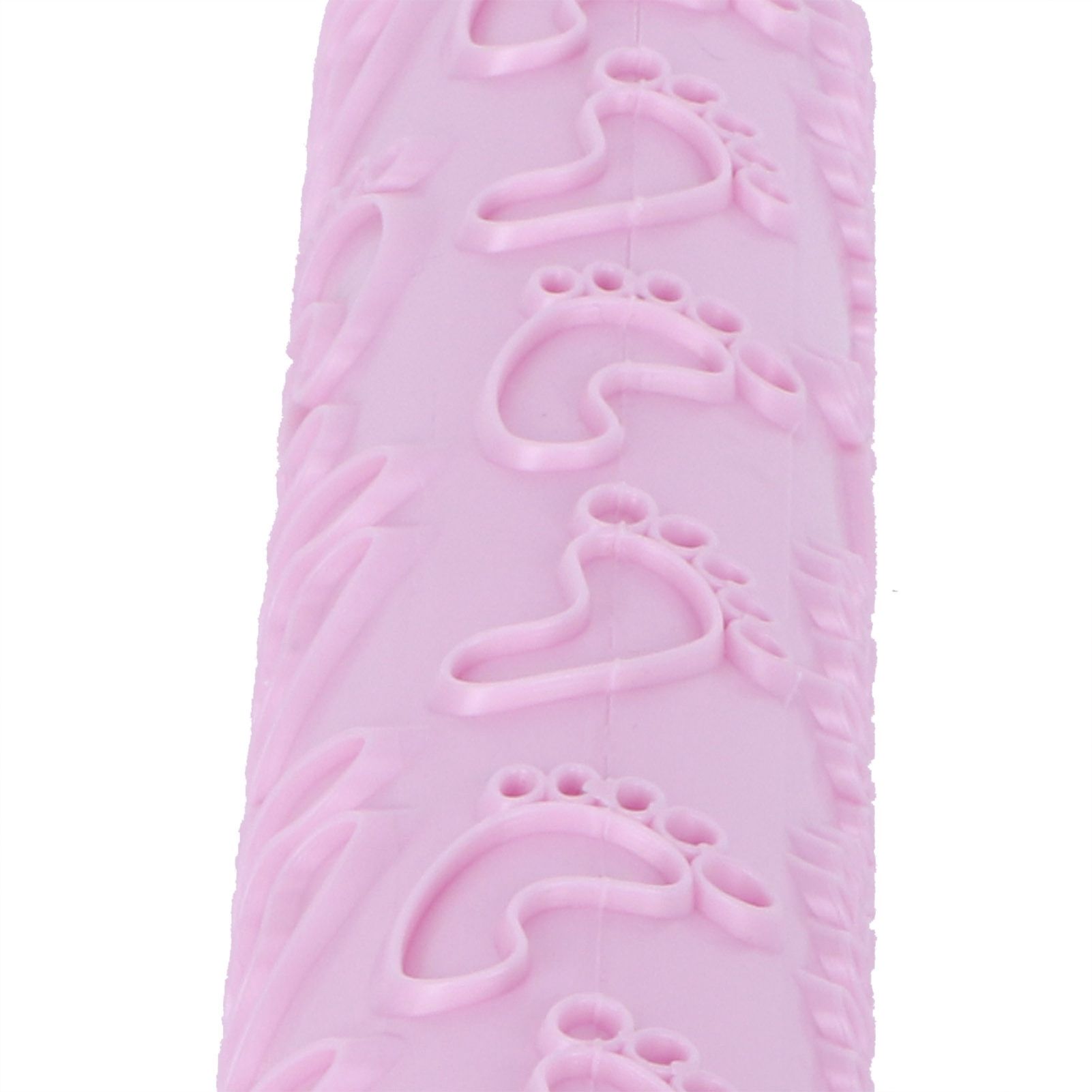 Fondant Rolling Pin Tool Plastic Embossing Roller Baking Pastry Cake view 13