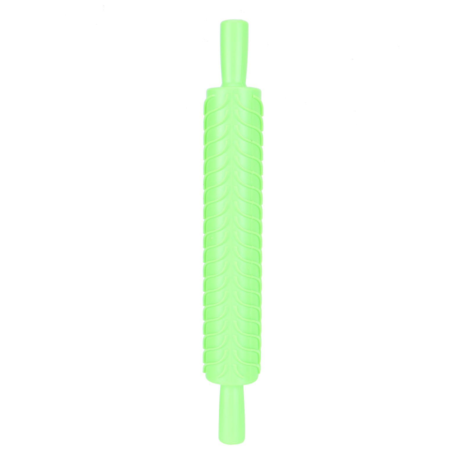 Fondant Rolling Pin Tool Plastic Embossing Roller Baking Pastry Cake