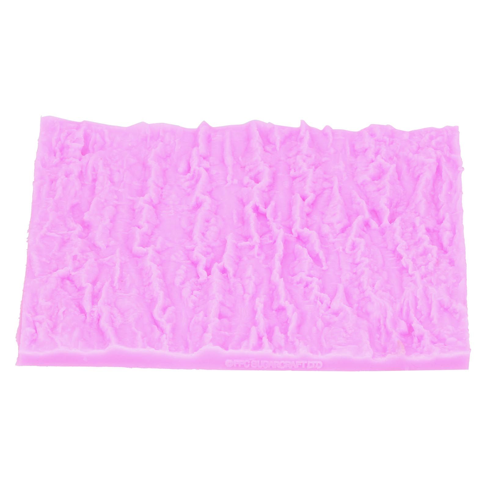 Tree Bark Texture Silicone Mold Cake Fondant Lace Mold Imprint Mat Decorating view 2