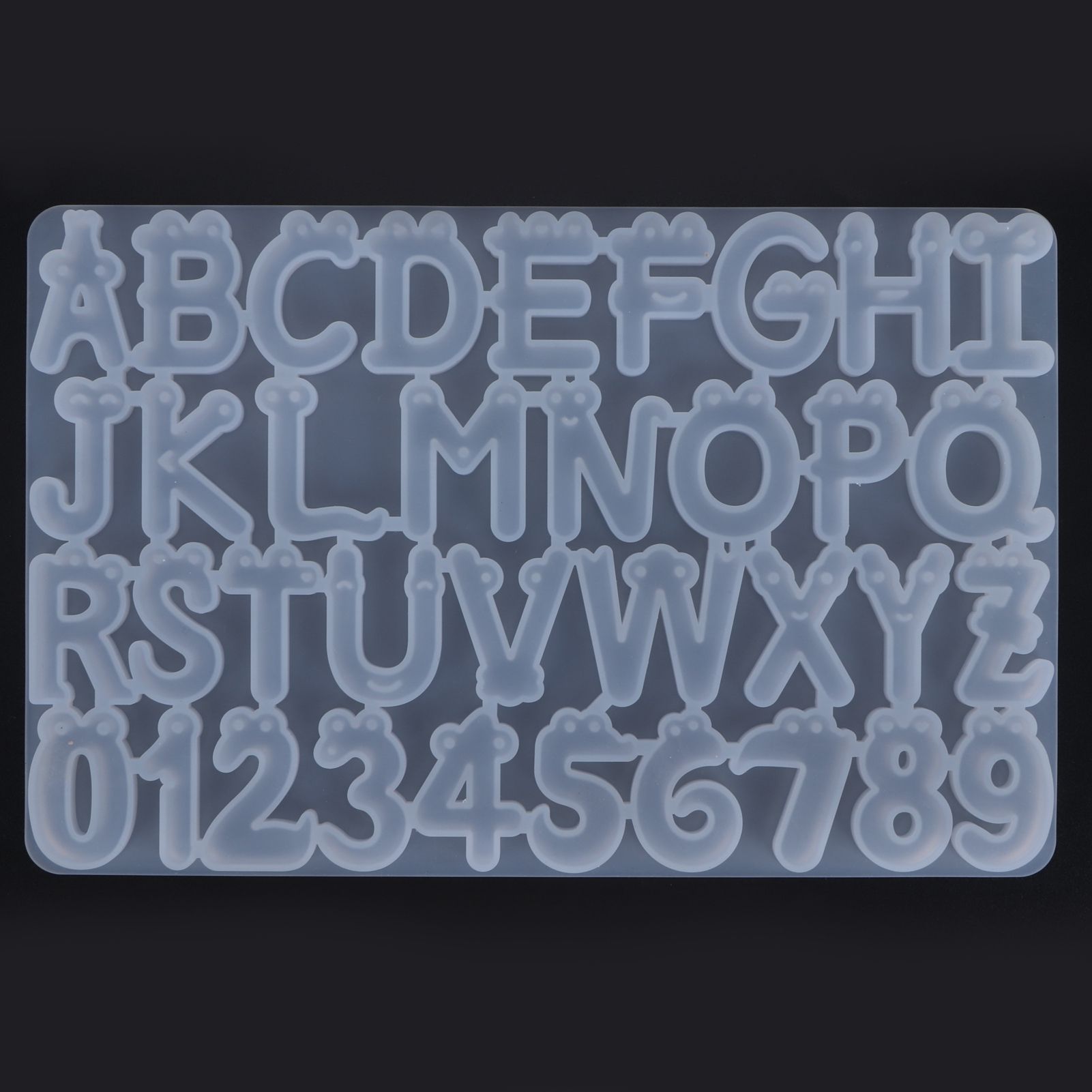 DIY Casting Mold English Alphabet Number Cookies Molds Cake Jewelry Keychain view 13