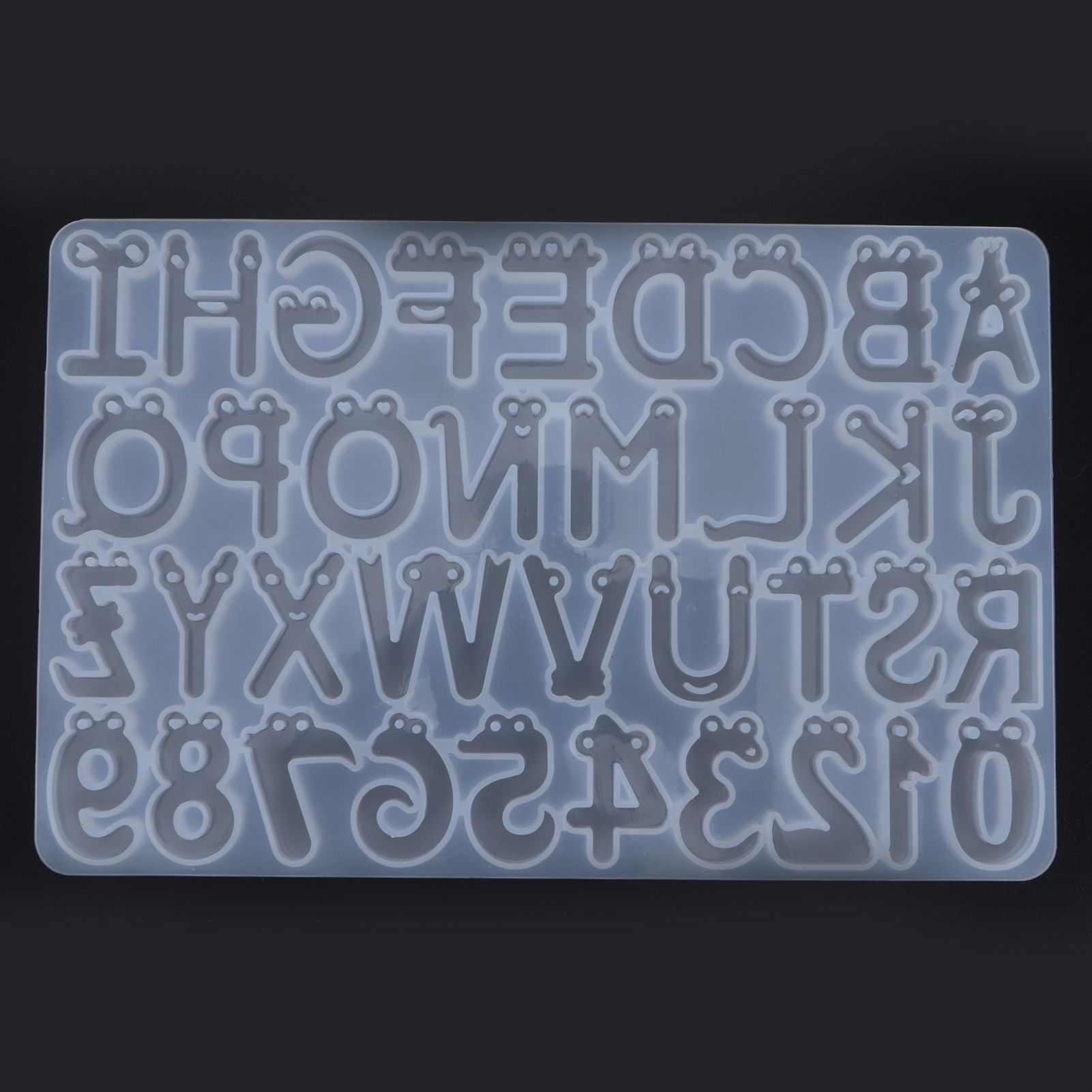 DIY Casting Mold English Alphabet Number Cookies Molds Cake Jewelry Keychain view 14