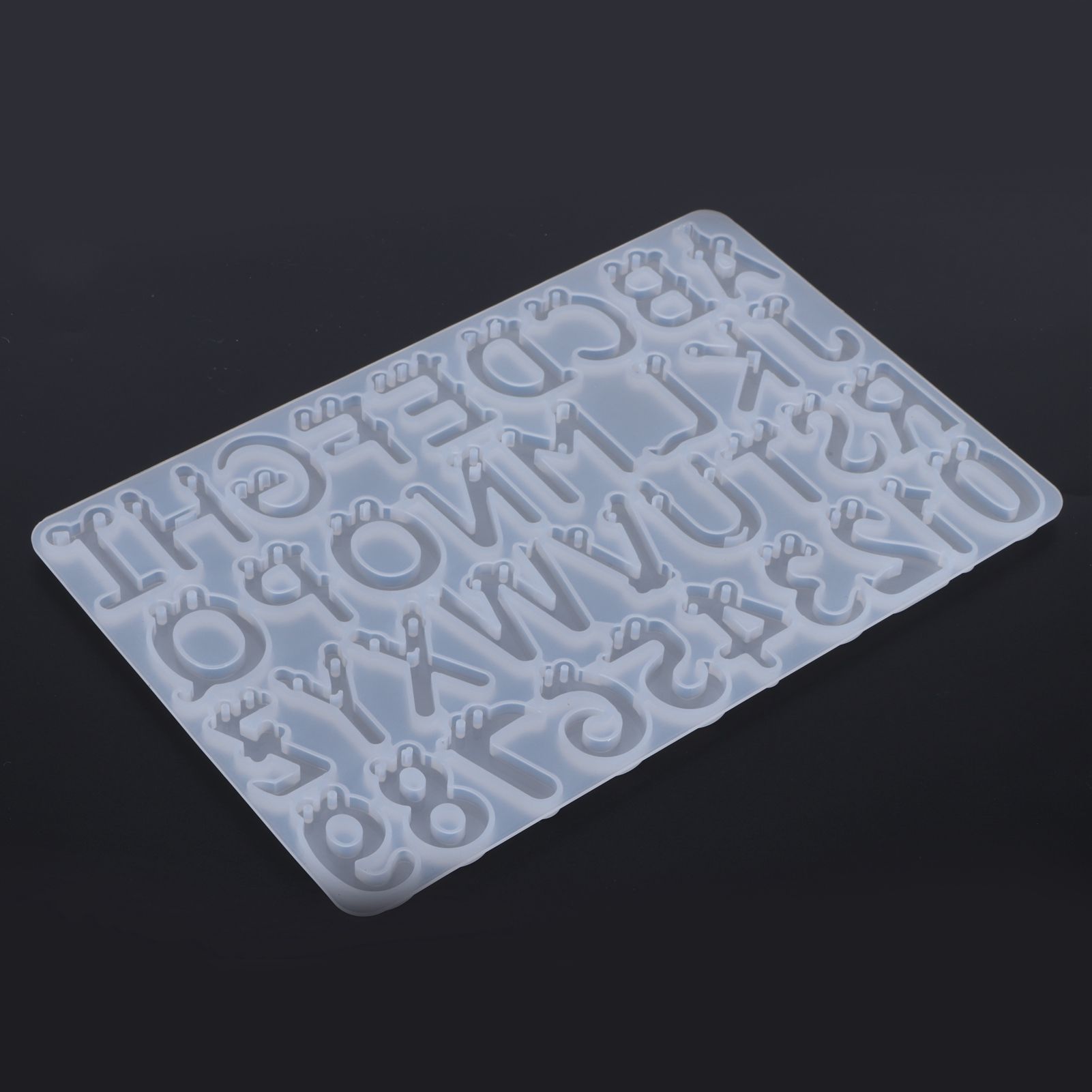 DIY Casting Mold English Alphabet Number Cookies Molds Cake Jewelry Keychain view 15