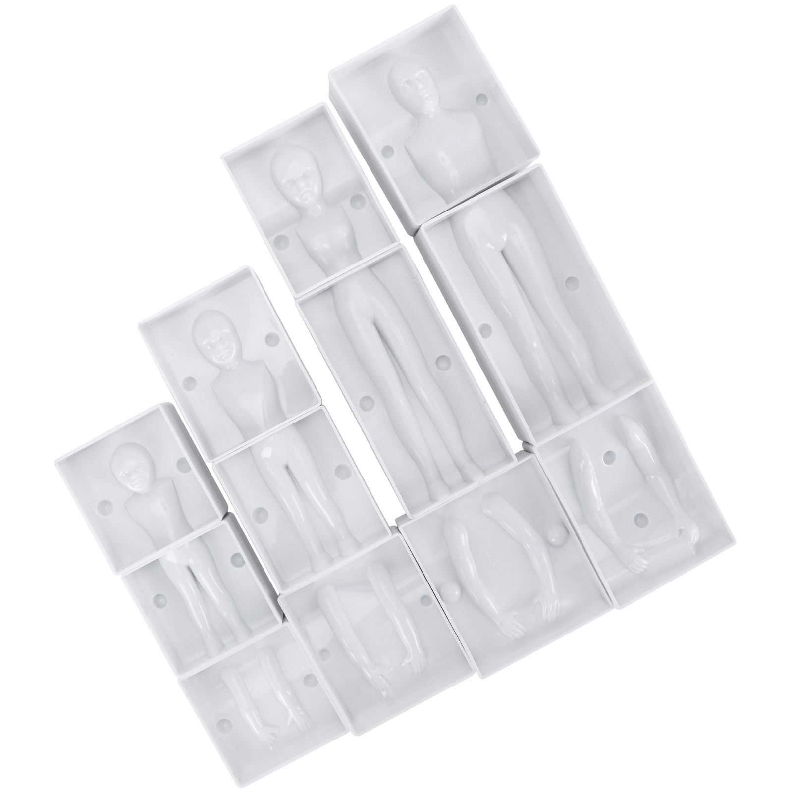 People Shaped Cake Figure Mold Body Model DIY Baking Fondant Cake Molds view 2