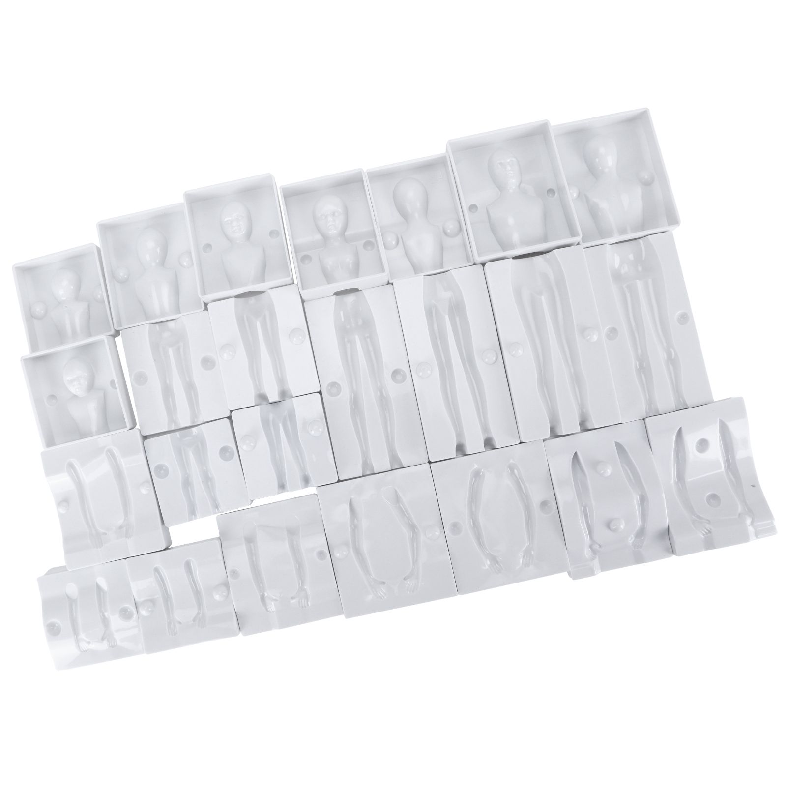 People Shaped Cake Figure Mold Body Model DIY Baking Fondant Cake Molds view 10