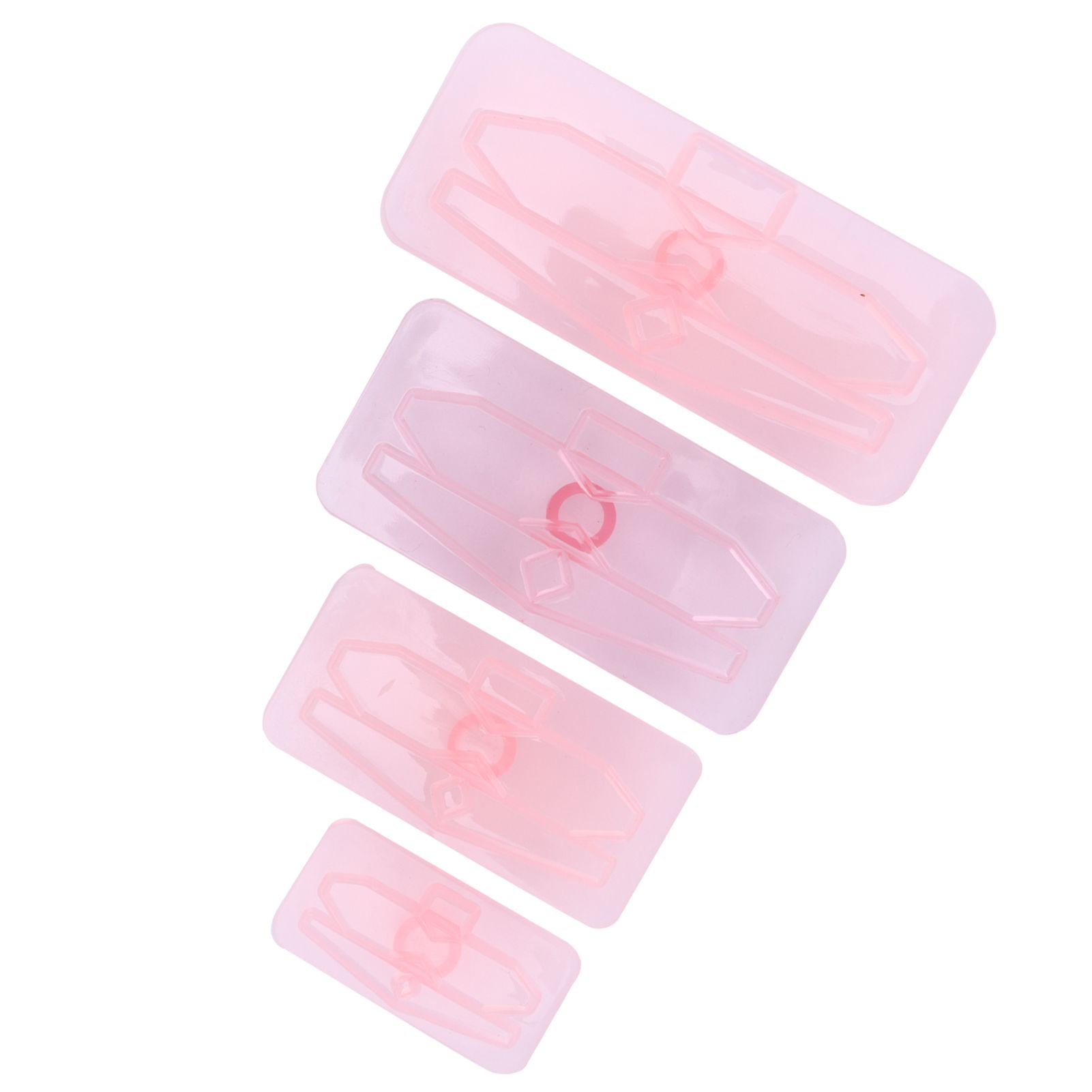 4Pcs/Set Baking Mold Bowknot‑Shaped Mould Cookies Fondant Cake Paste Dessert view 2
