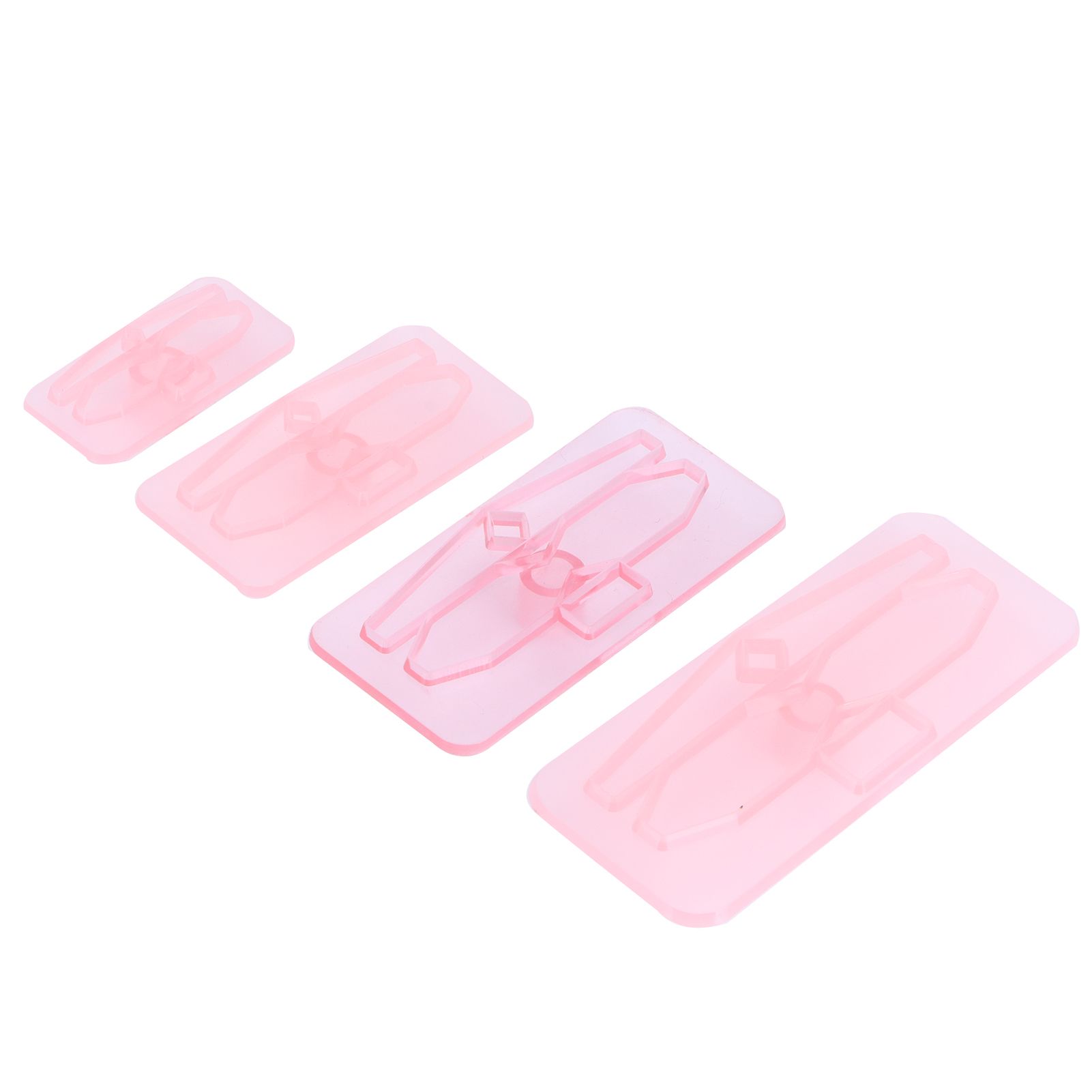 4Pcs/Set Baking Mold Bowknot‑Shaped Mould Cookies Fondant Cake Paste Dessert view 3