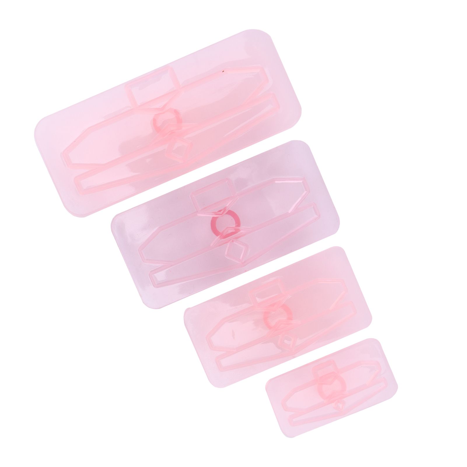 4Pcs/Set Baking Mold Bowknot‑Shaped Mould Cookies Fondant Cake Paste Dessert view 6