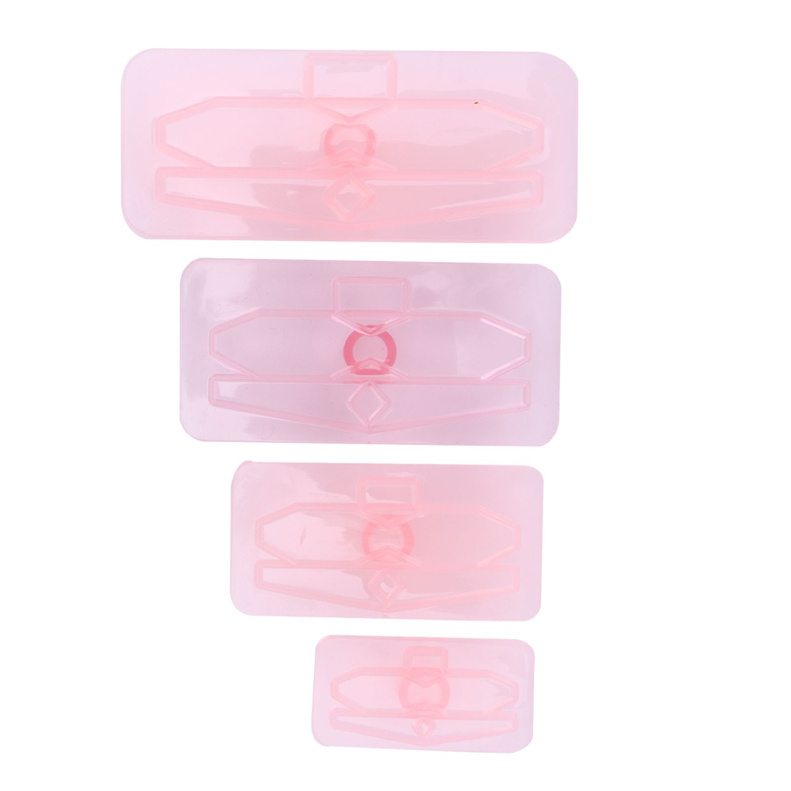 4Pcs/Set Baking Mold Bowknot‑Shaped Mould Cookies Fondant Cake Paste Dessert view 8