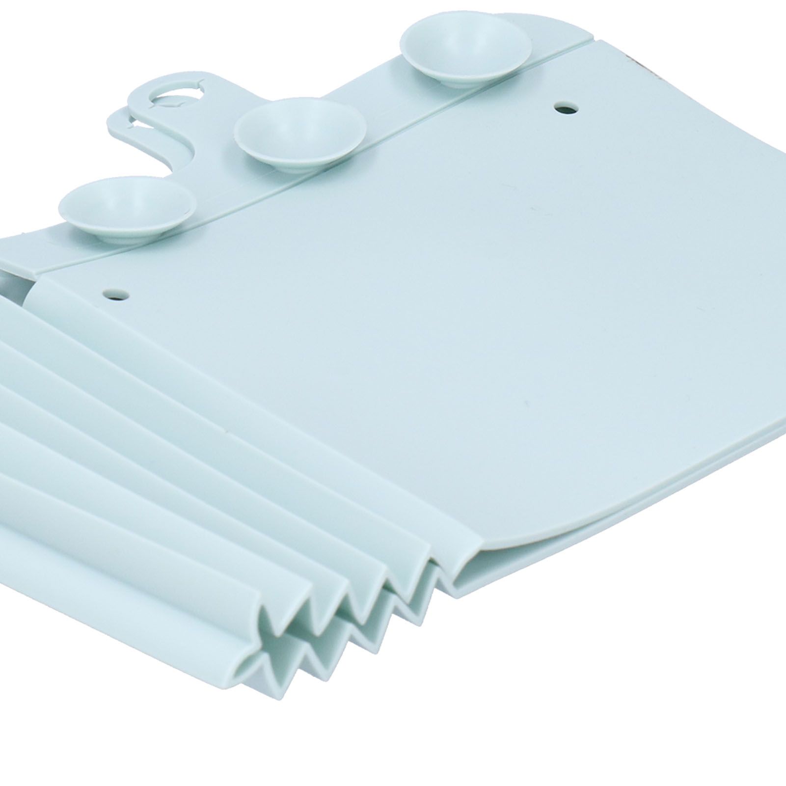 Foldable Sink Splashing Guard with Suction Cups Water Baffle Board Kitchen view 14