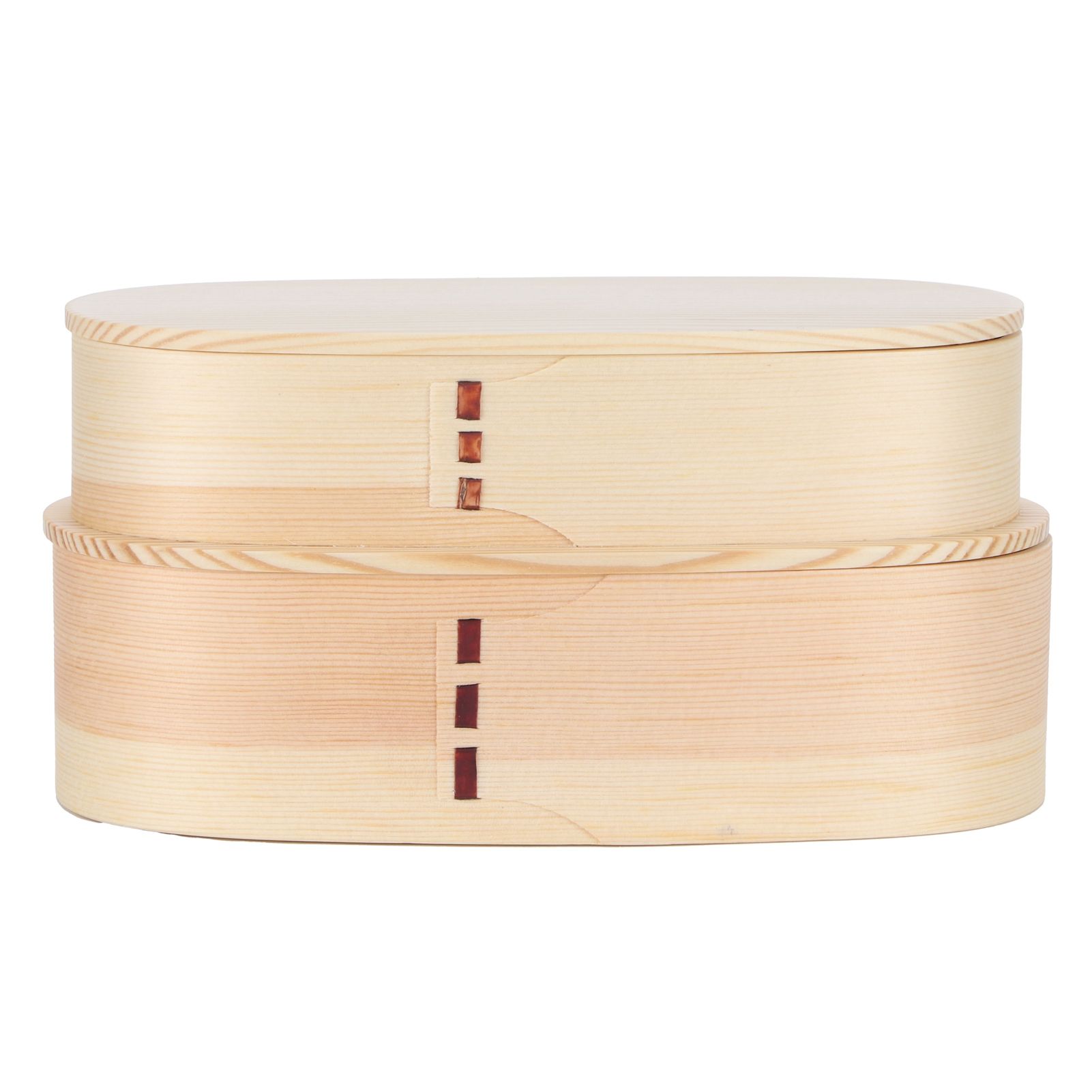 Lunch Box Set Japanese Style Wooden Food Storage Container for Students