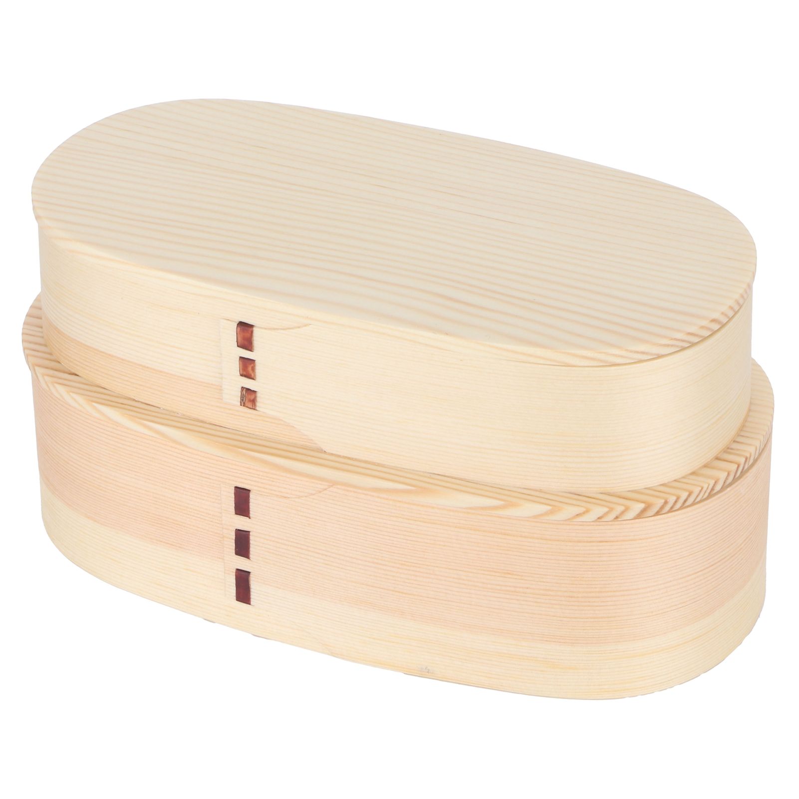 Lunch Box Set Japanese Style Wooden Food Storage Container for Students view 2