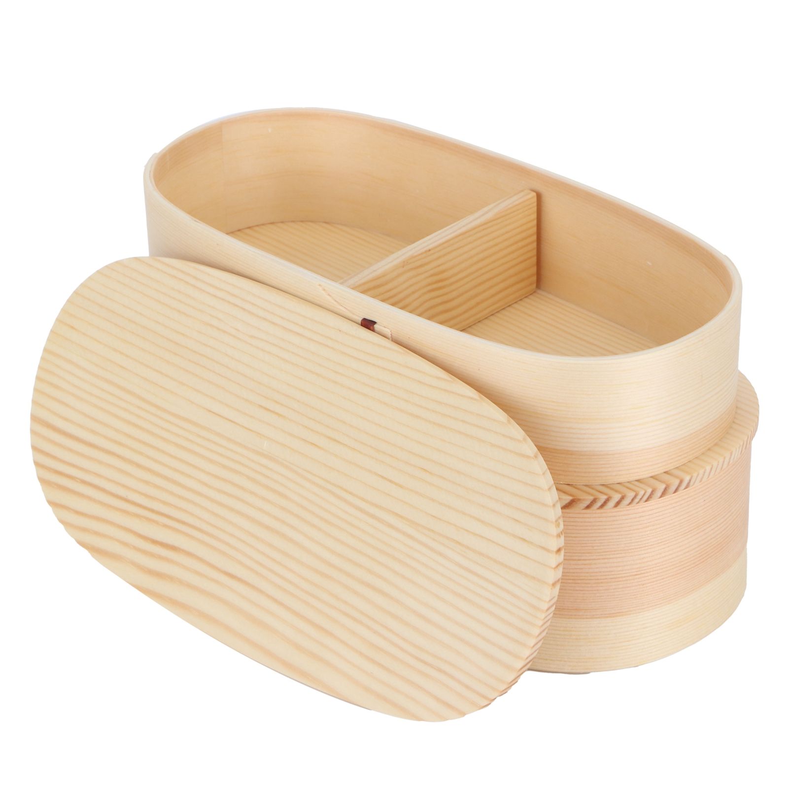 Lunch Box Set Japanese Style Wooden Food Storage Container for Students view 3