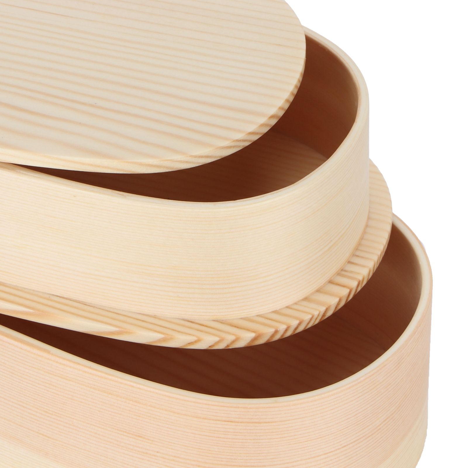 Lunch Box Set Japanese Style Wooden Food Storage Container for Students view 13
