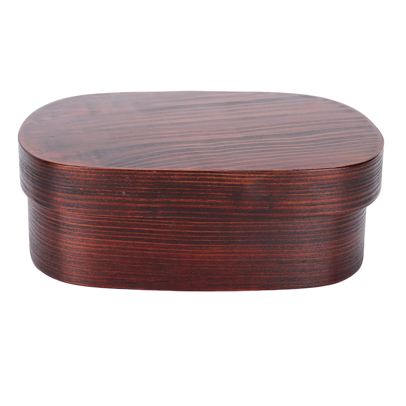Wooden Lunch Box Portable Food Container Tablewares for Home Office Picnic view 2