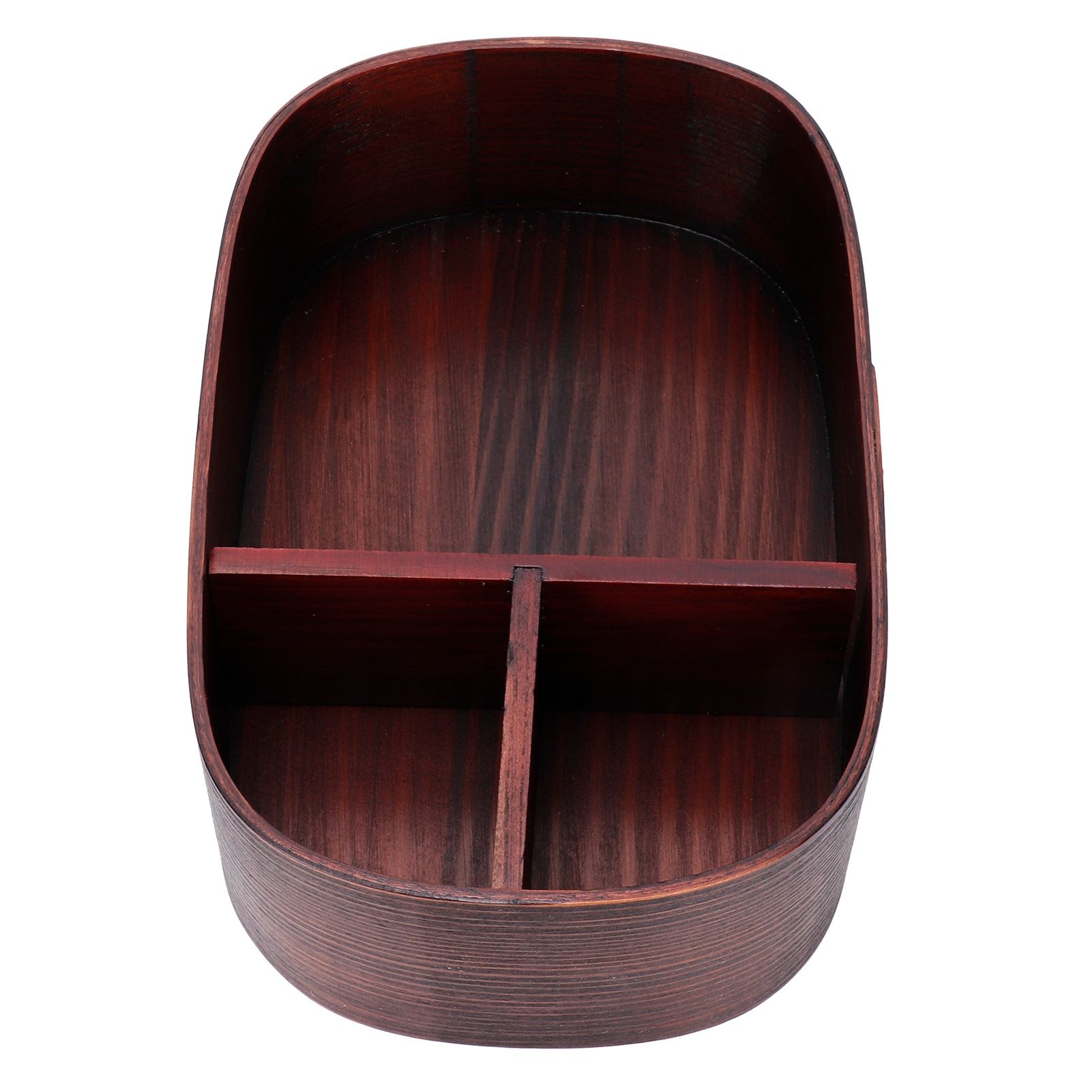 Wooden Lunch Box Portable Food Container Tablewares for Home Office Picnic view 7