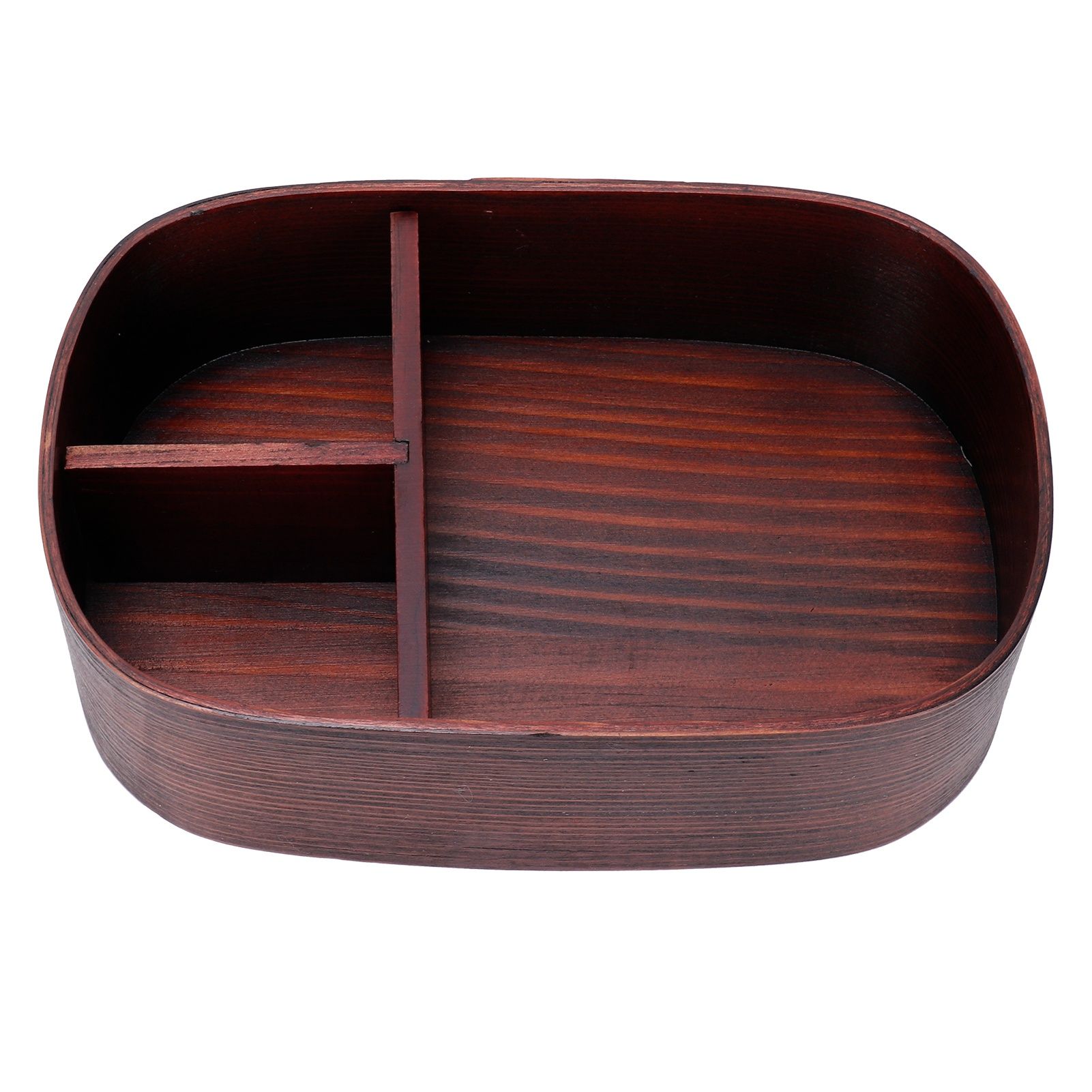 Wooden Lunch Box Portable Food Container Tablewares for Home Office Picnic view 10