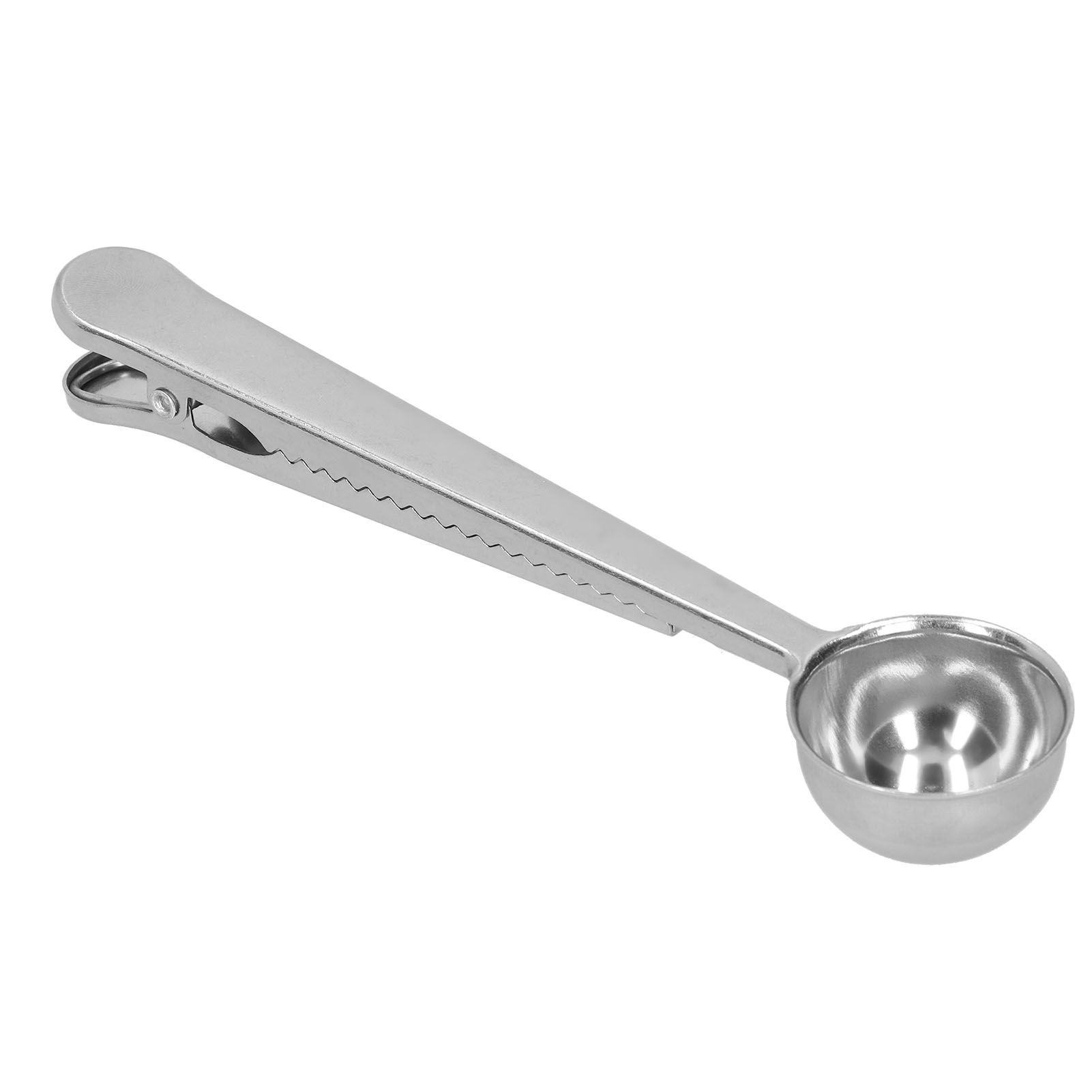 Stainless Steel Scoop Measuring Spoon with Sealing Clip for Tea Coffee Milk Powder view 6