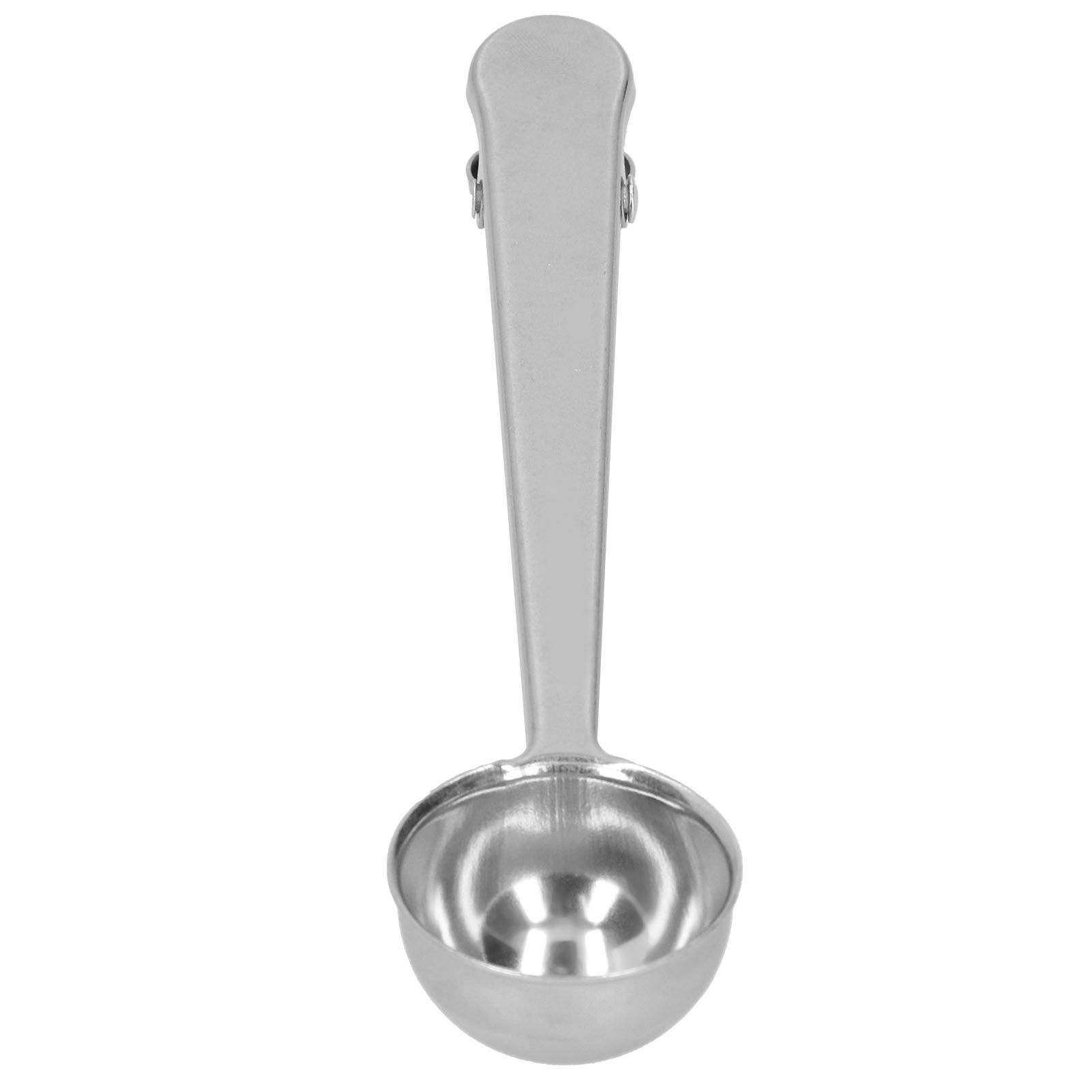 Stainless Steel Scoop Measuring Spoon with Sealing Clip for Tea Coffee Milk Powder view 7