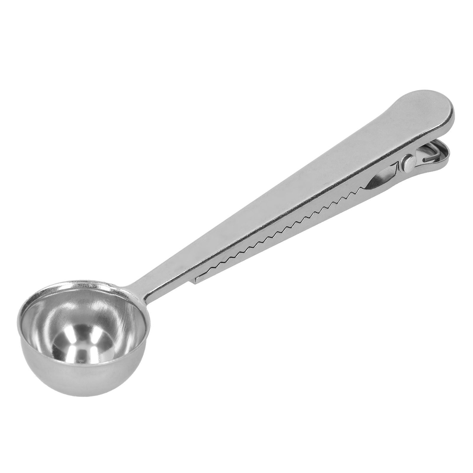 Stainless Steel Scoop Measuring Spoon with Sealing Clip for Tea Coffee Milk Powder view 8
