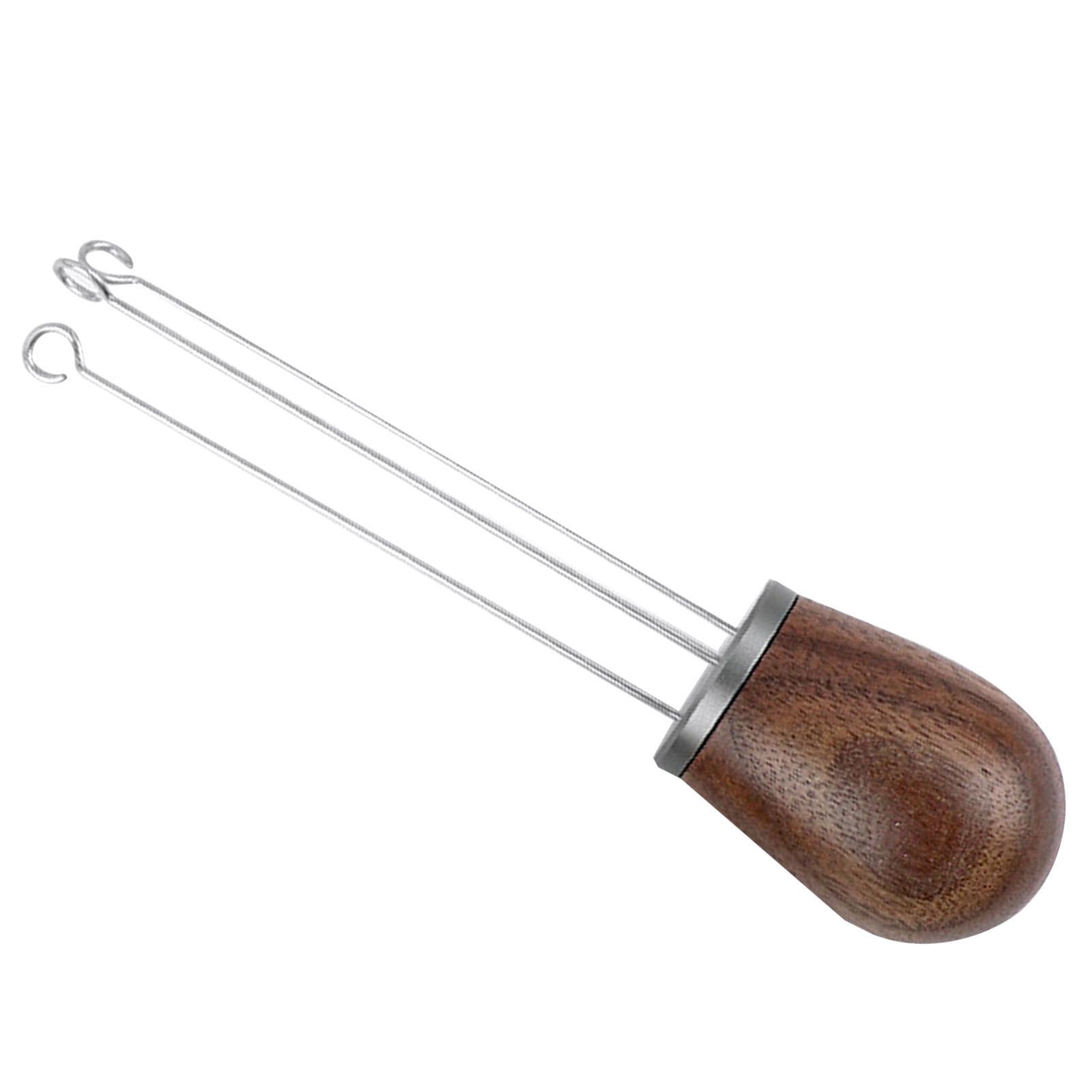 Needle Type Coffee Powder Distributor Wood Handle Coffee Stirrer Distribution view 3