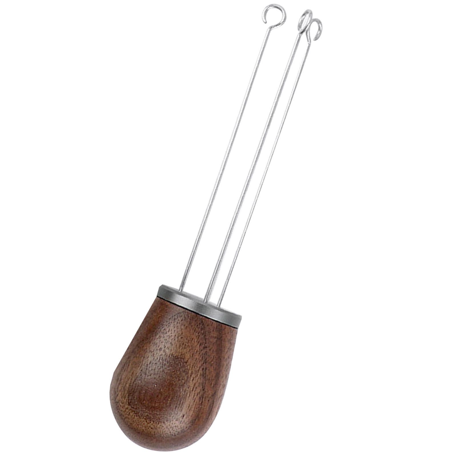 Needle Type Coffee Powder Distributor Wood Handle Coffee Stirrer Distribution view 6