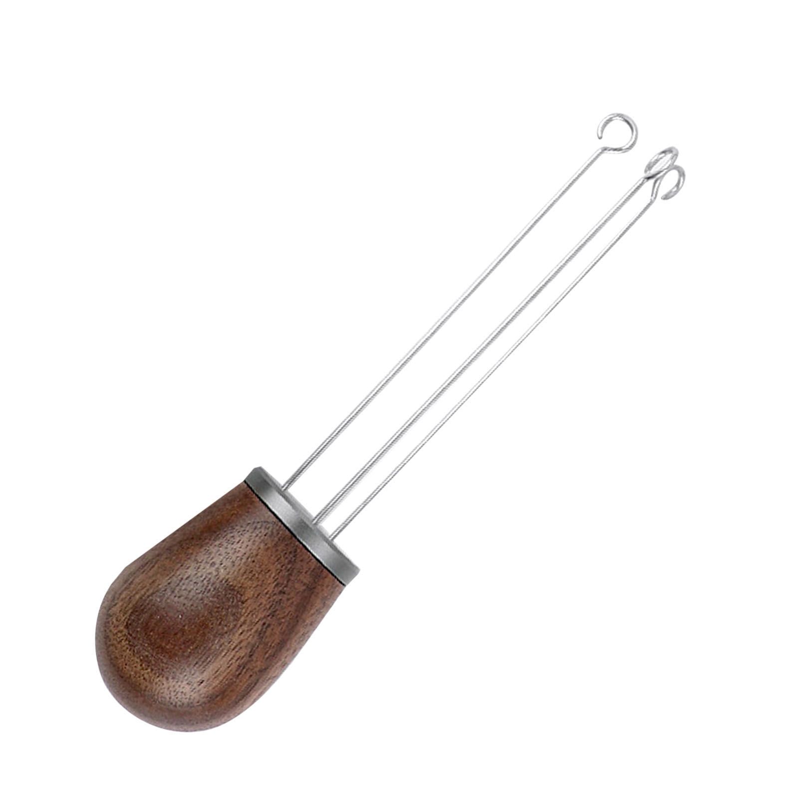 Needle Type Coffee Powder Distributor Wood Handle Coffee Stirrer Distribution view 9