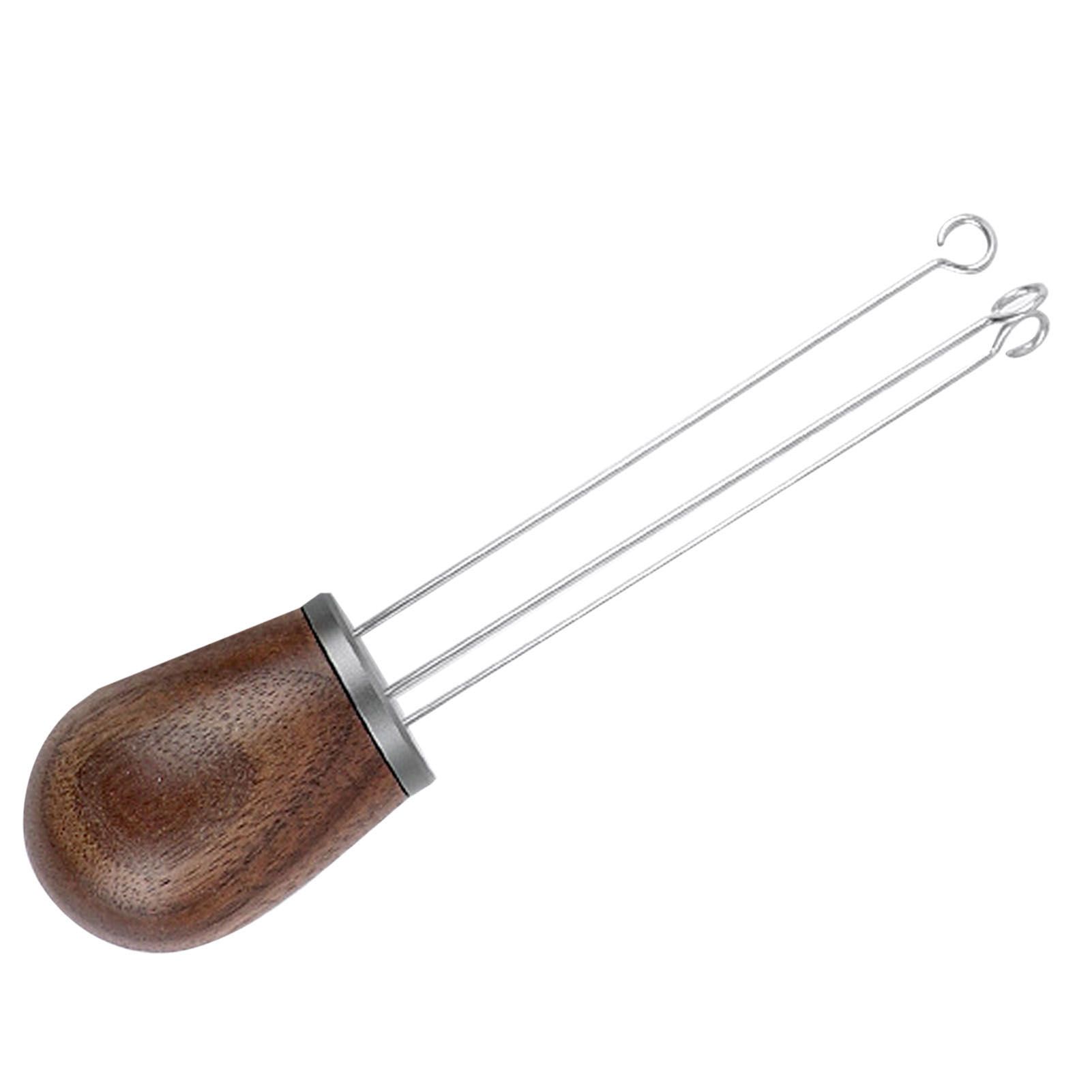 Needle Type Coffee Powder Distributor Wood Handle Coffee Stirrer Distribution view 10