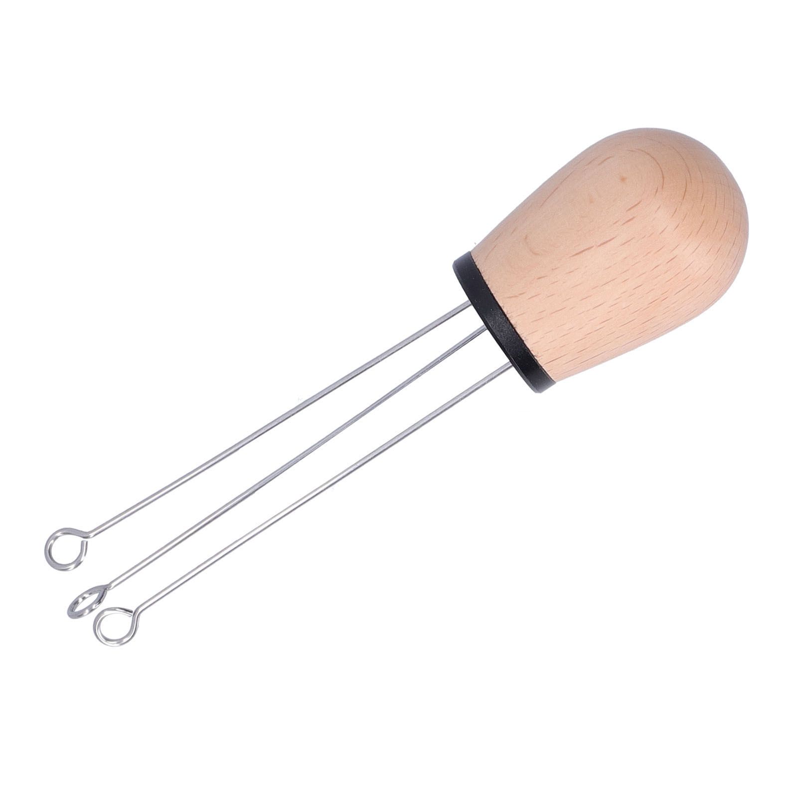 Needle Type Coffee Powder Distributor Wood Handle Coffee Stirrer Distribution view 9