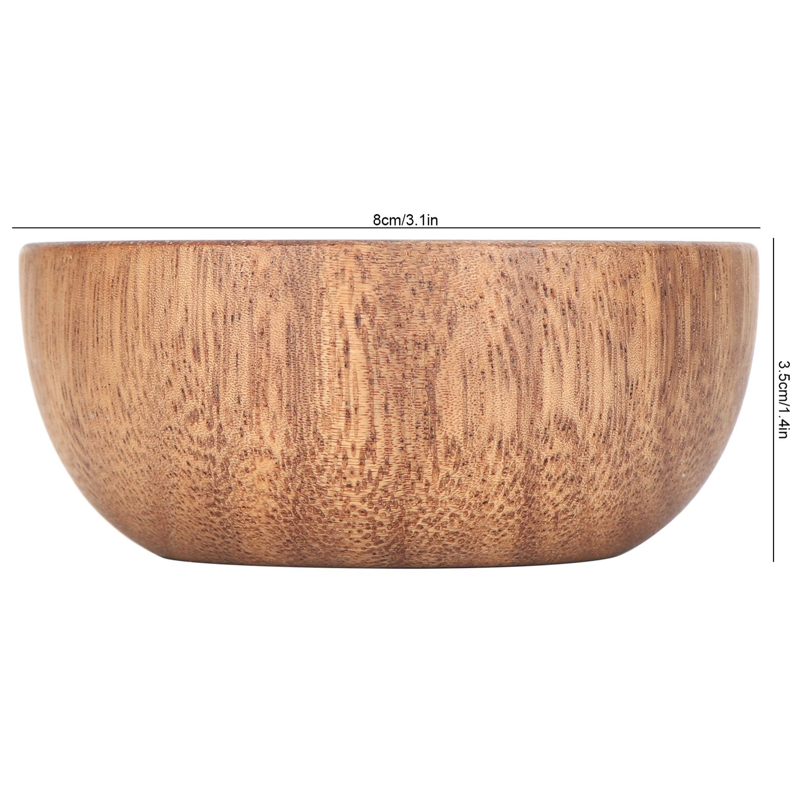Food Grade Wooden Small Bowl MultiFunction Japanese Dipping Tableware Bowl for view 15