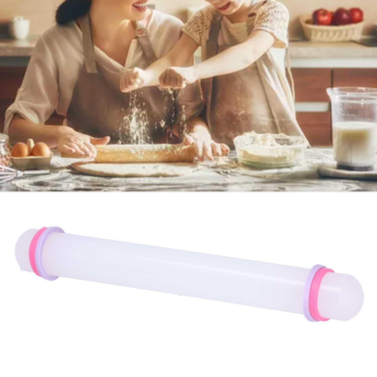 23cm NonStick Rolling Pin Cookies Biscuits Fondant Cake Dough Roller DIY view 11